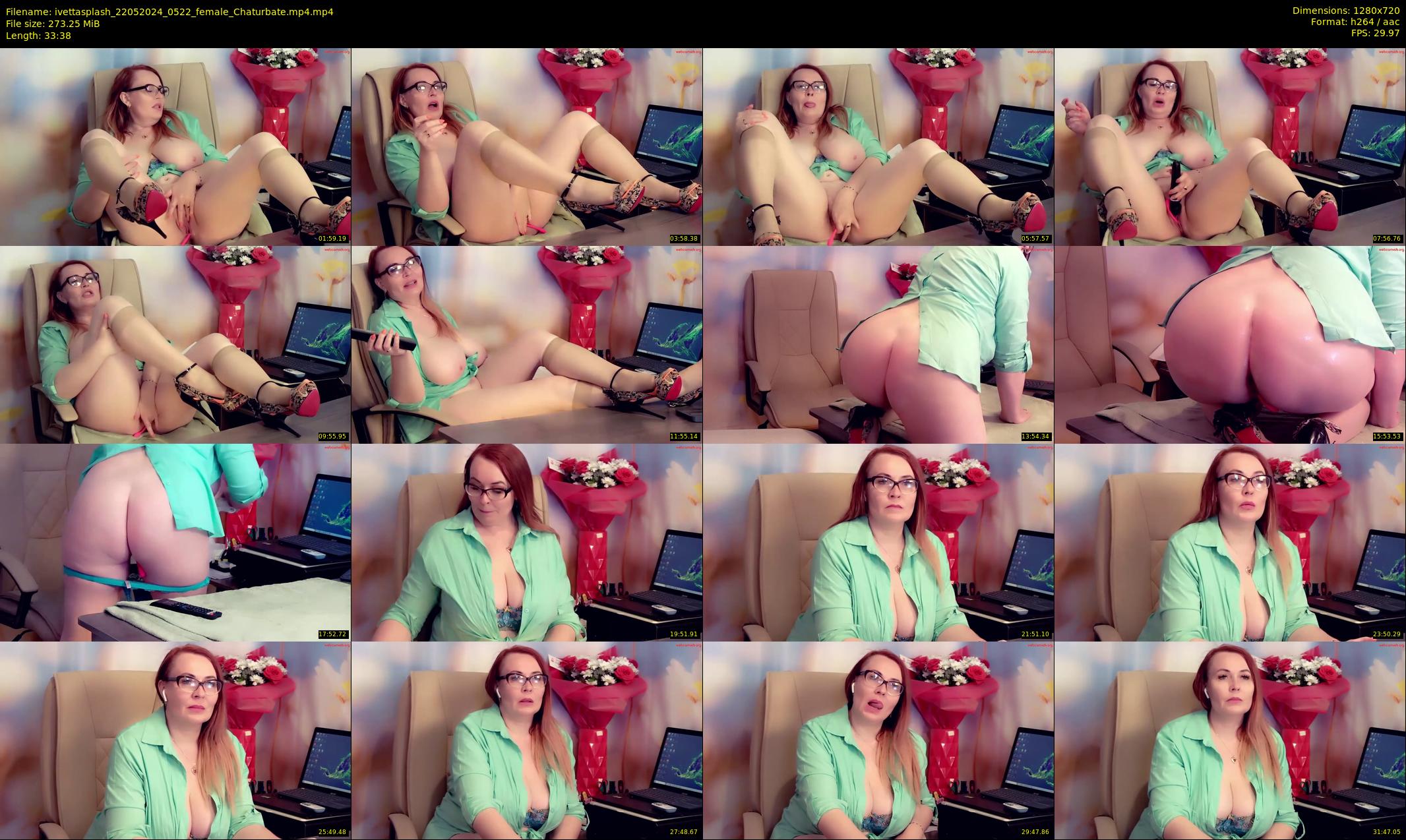 ivettasplash — 34 minute Chaturbate female cam show recording, 720p, May 22, 2024