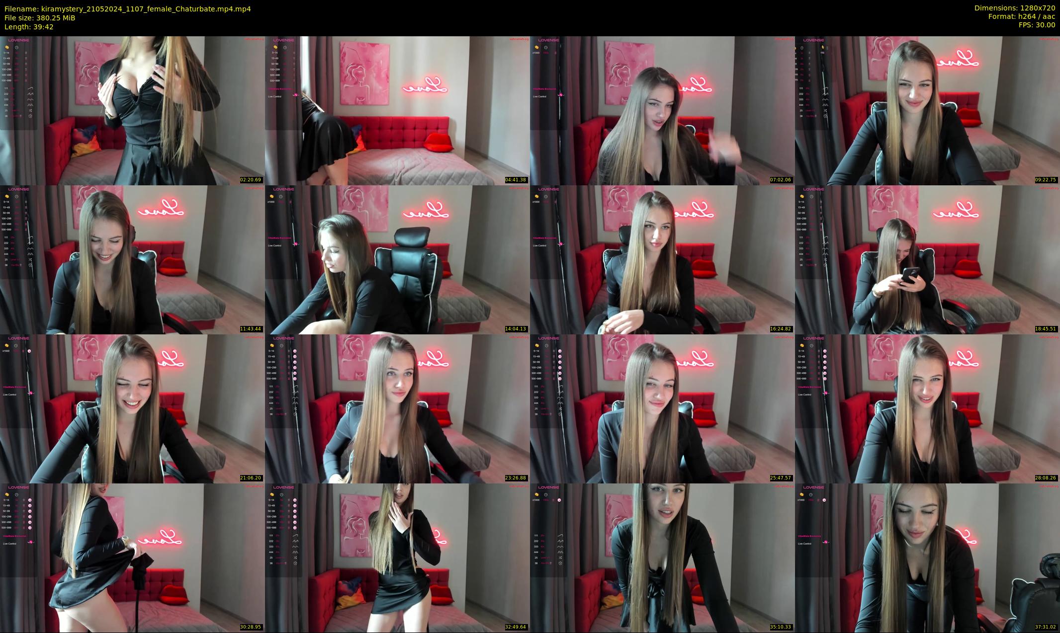 kiramystery — 40 minute Chaturbate female cam show recording, 720p, May 21, 2024