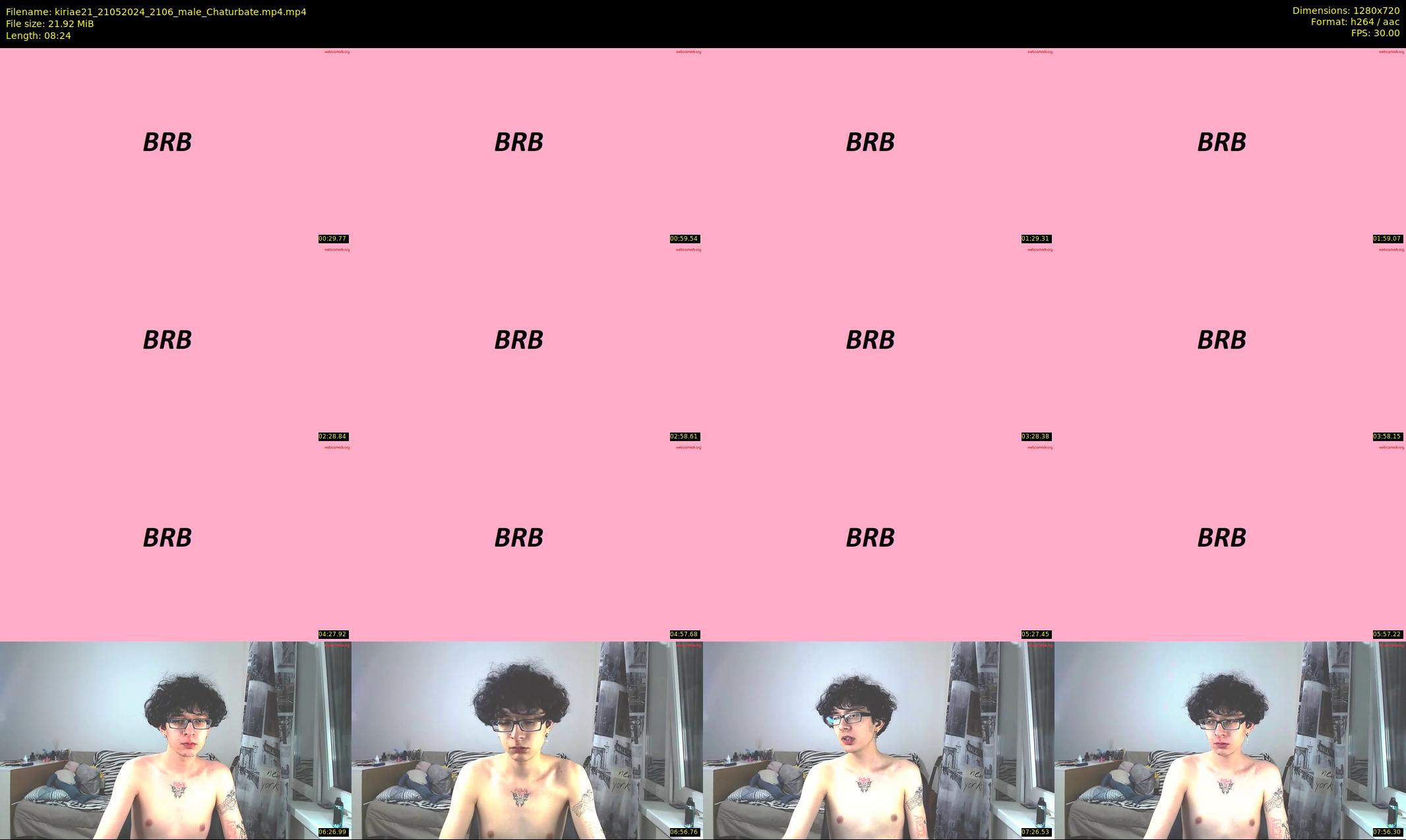 kiriae21 — 9 minute Chaturbate male cam show recording, 720p, May 21, 2024