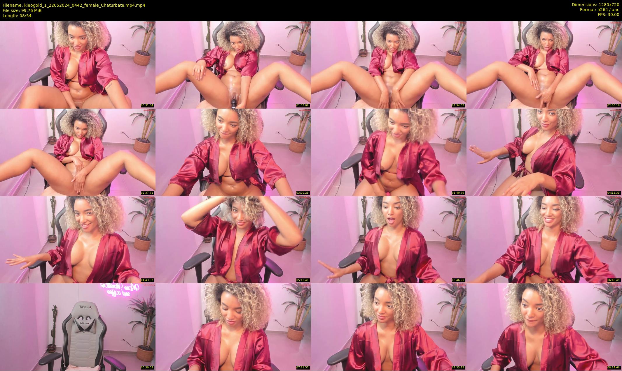 kleogold_1 — 9 minute Chaturbate female cam show recording, 720p, May 22, 2024