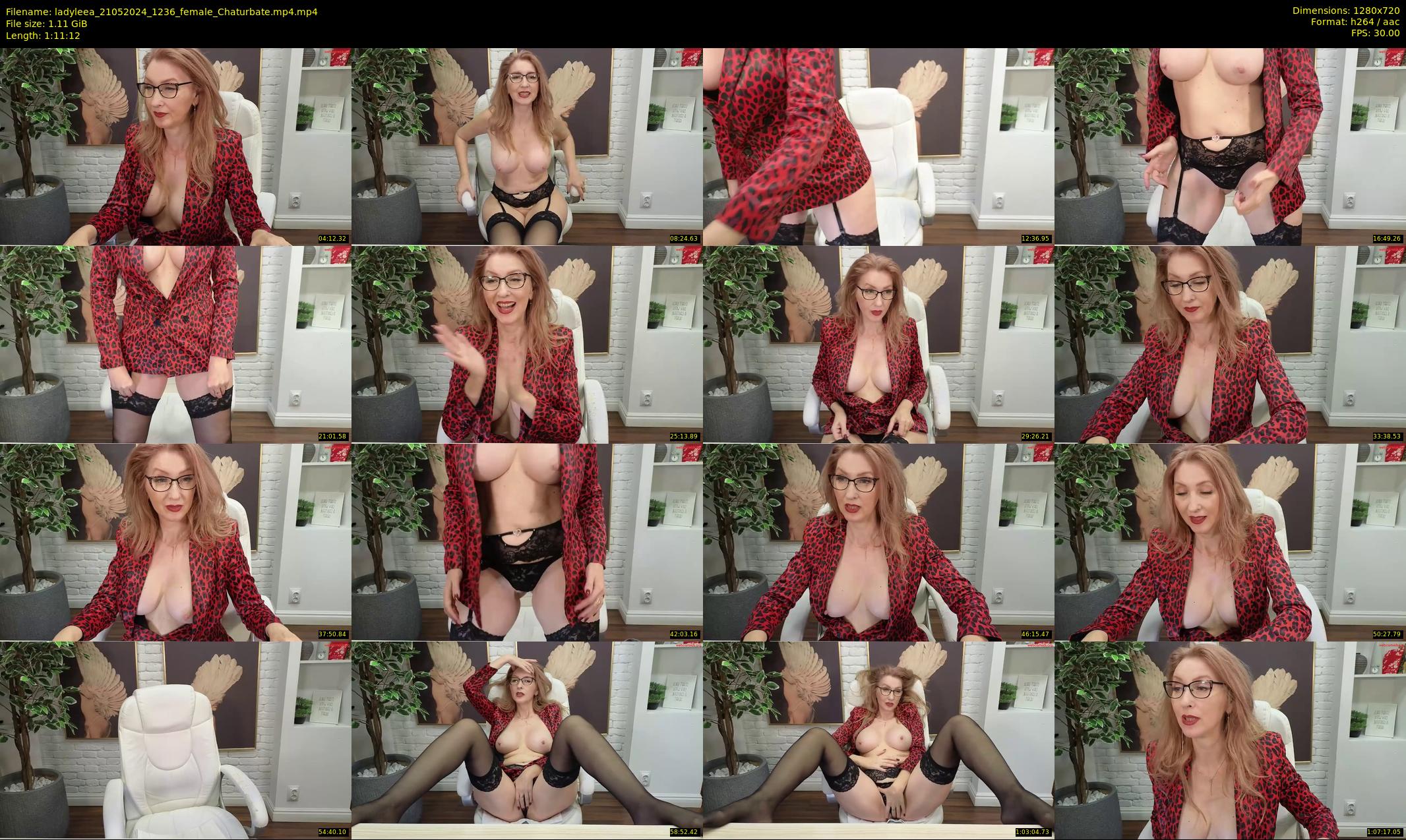 ladyleea — 72 minute Chaturbate female cam show recording, 720p, May 21, 2024