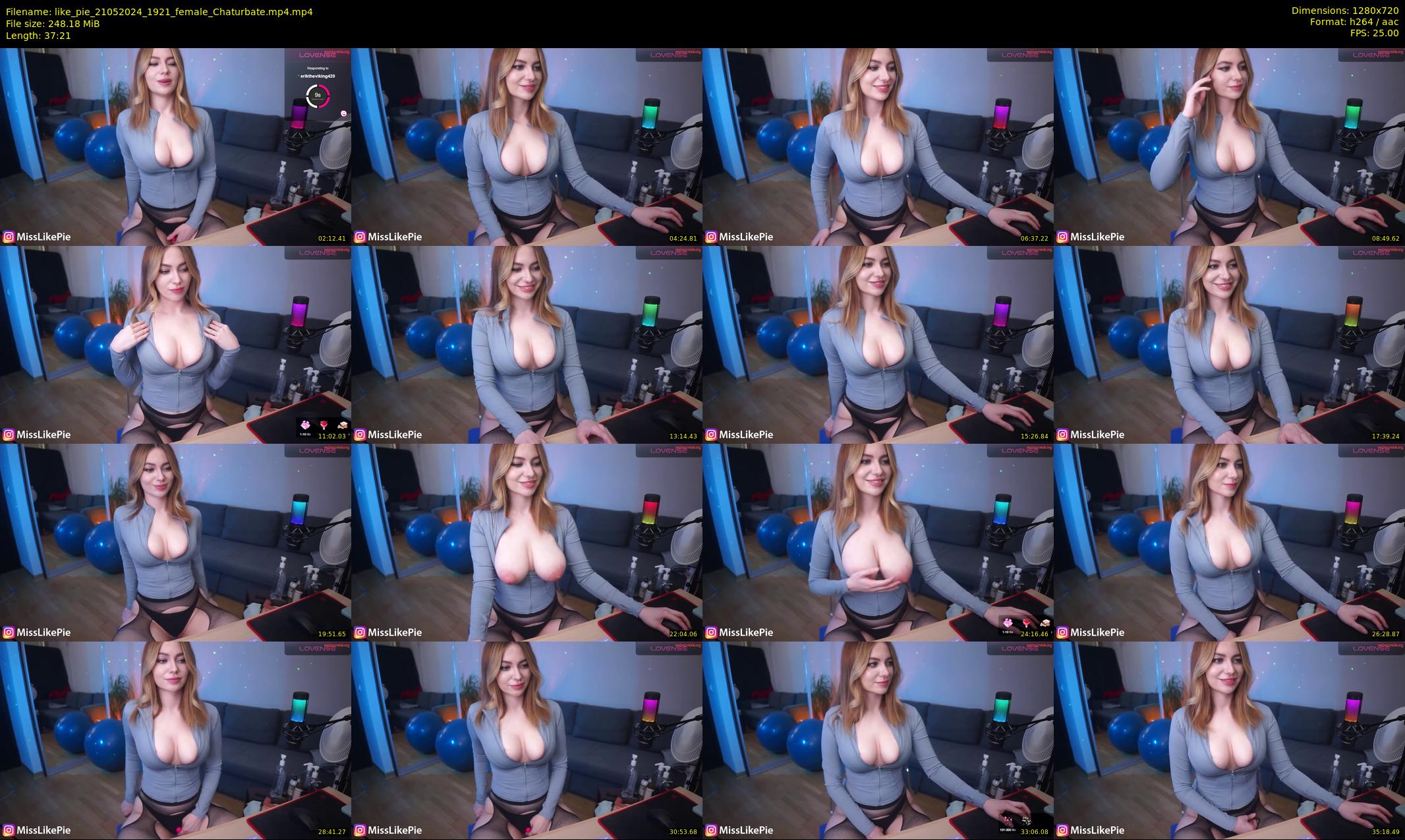 like_pie — 38 minute Chaturbate couple cam show recording, 720p, May 21, 2024