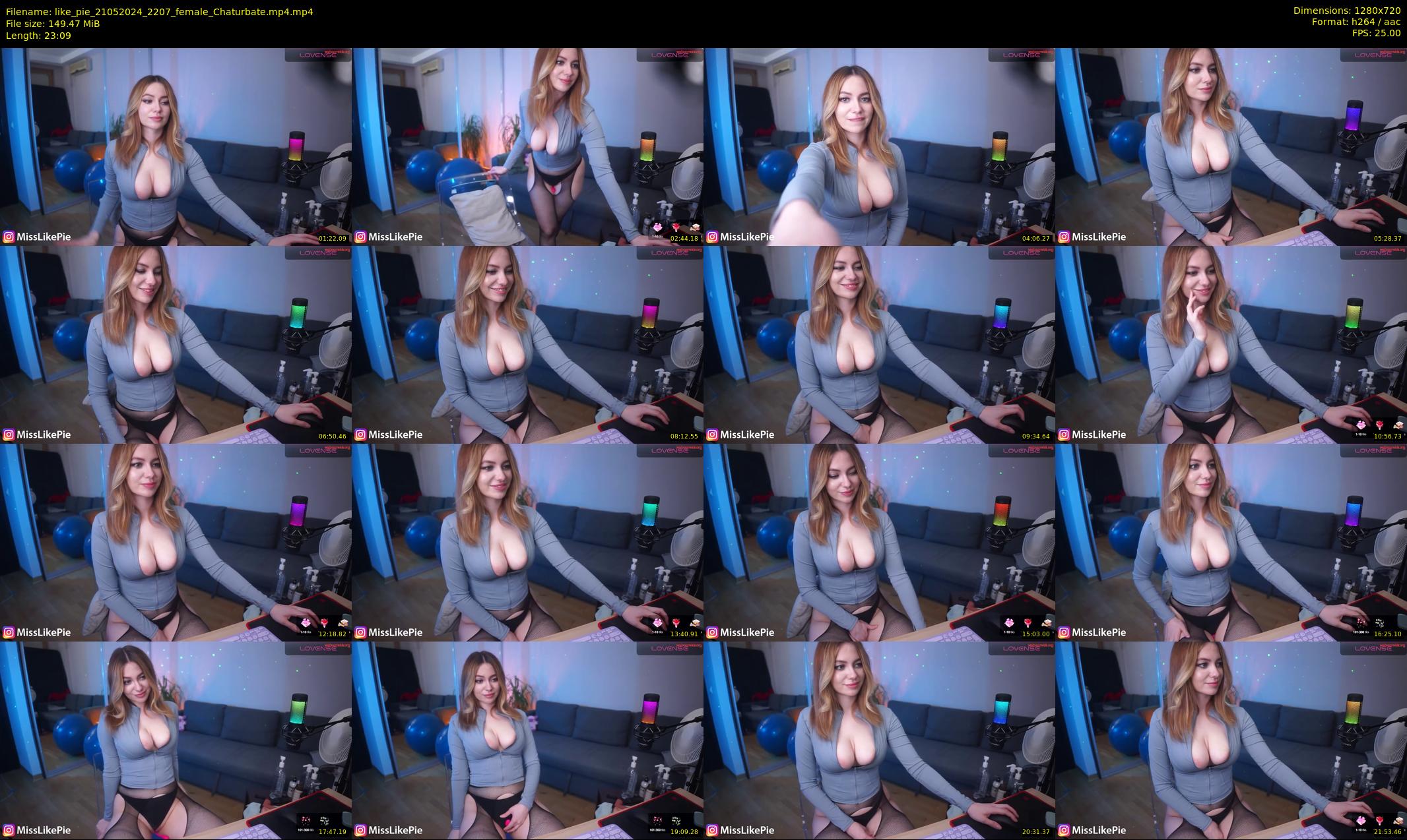 like_pie — 24 minute Chaturbate couple cam show recording, 720p, May 21, 2024
