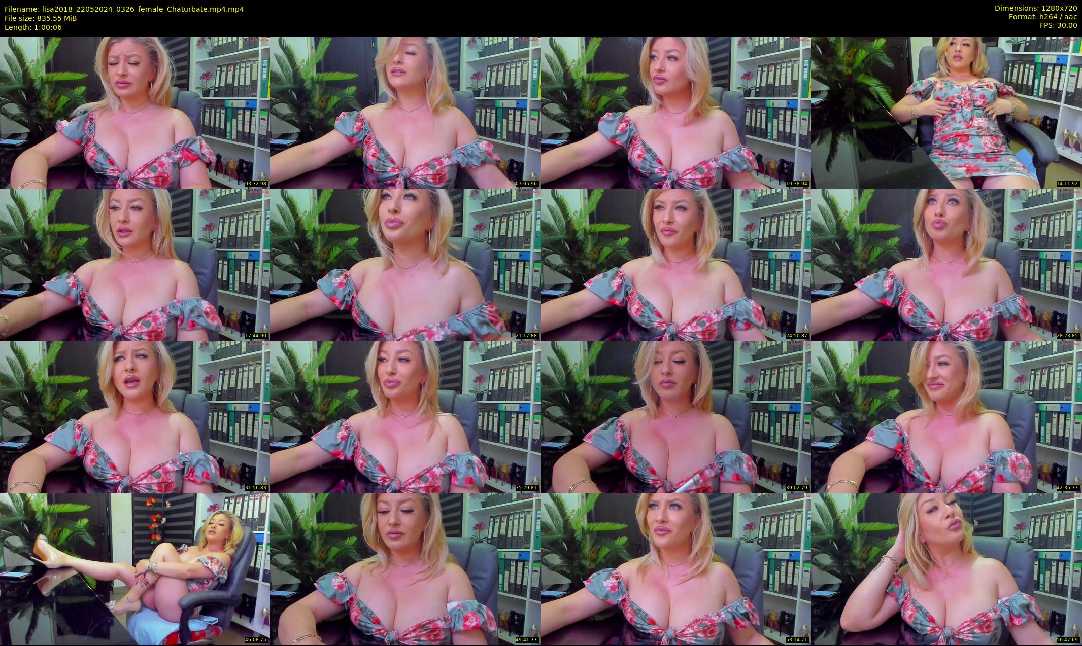lisa2018 — 61 minute Chaturbate female cam show recording, 720p, May 22, 2024