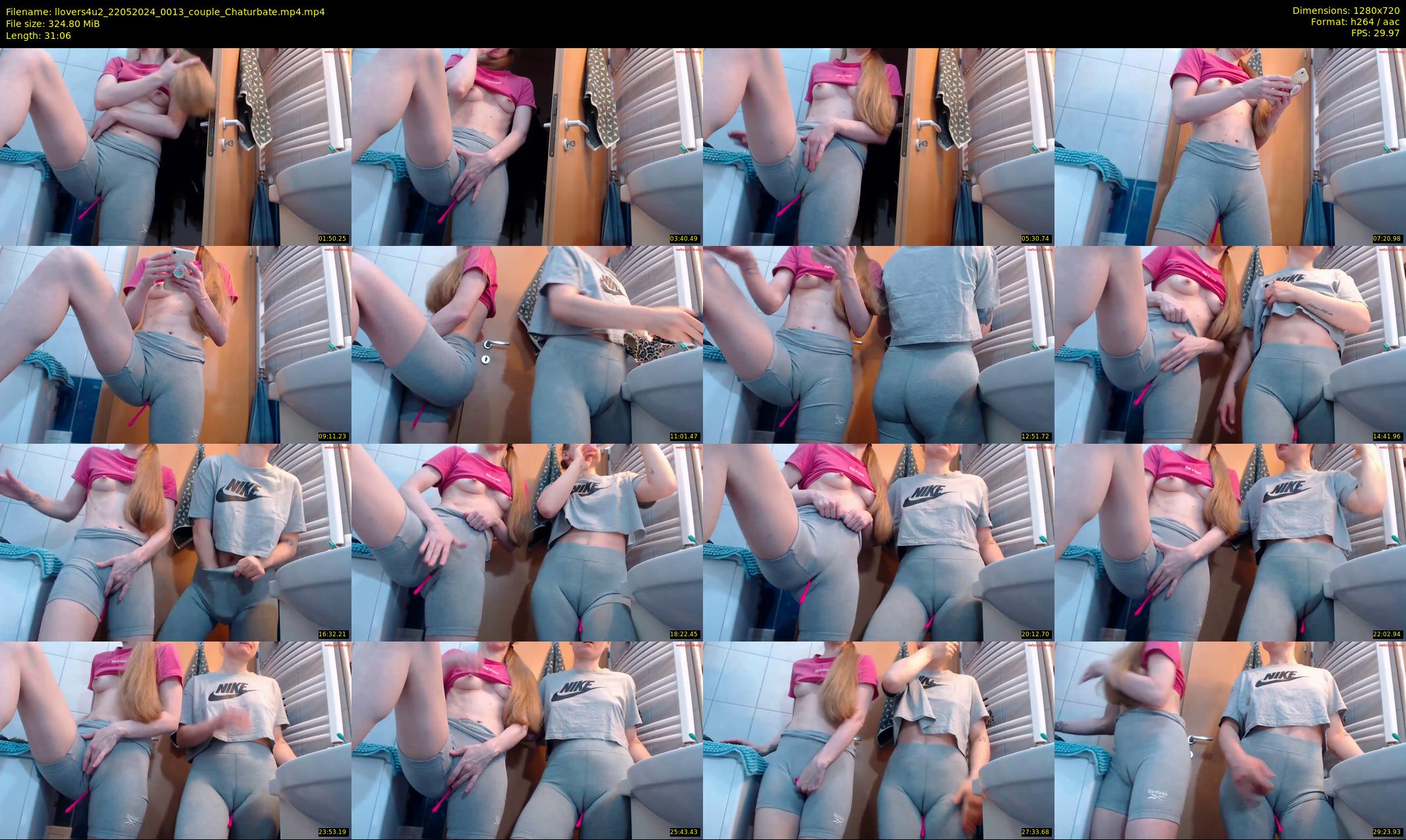llovers4u2 — 32 minute Chaturbate couple cam show recording, 720p, May 22, 2024