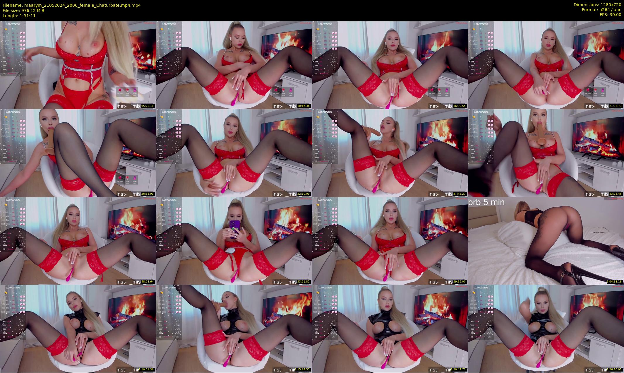 maarym — 92 minute Chaturbate couple cam show recording, 720p, May 21, 2024