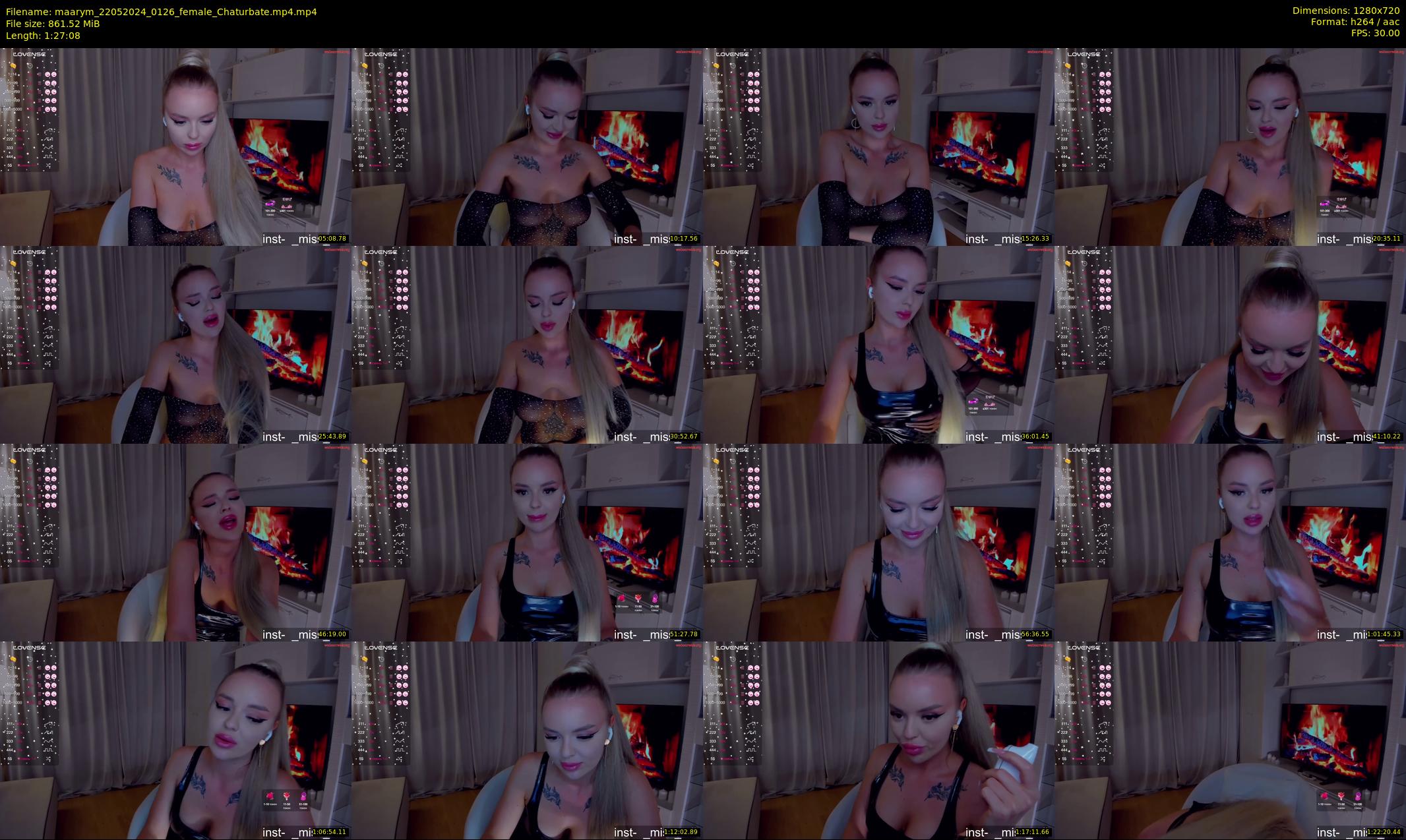 maarym — 88 minute Chaturbate couple cam show recording, 720p, May 22, 2024