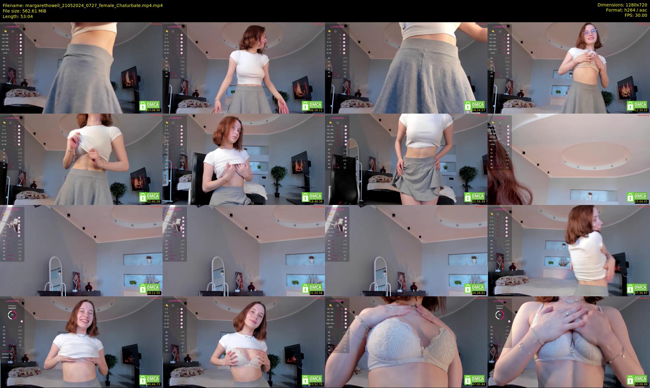margarethowell — 54 minute Chaturbate female cam show recording, 720p, May 21, 2024