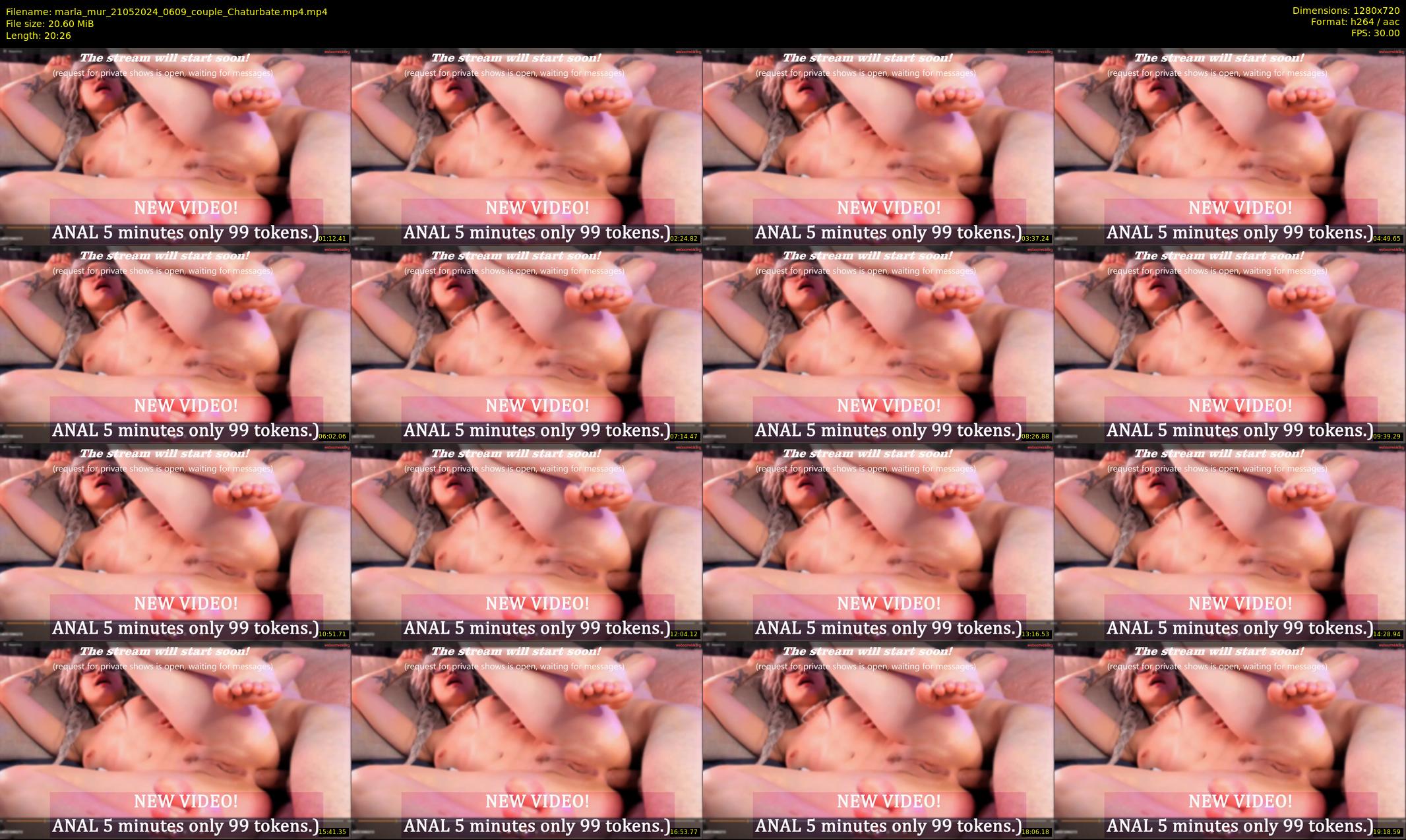 marla_mur — 21 minute Chaturbate couple cam show recording, 720p, May 21, 2024