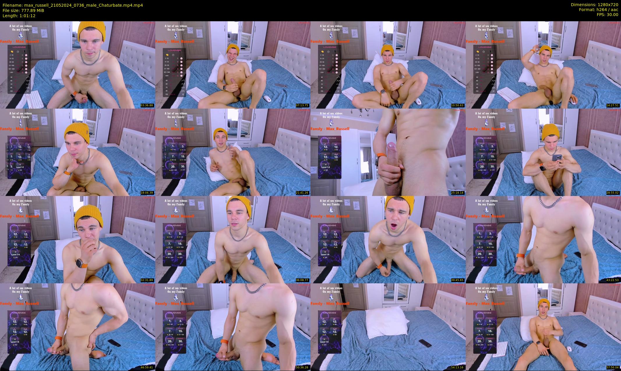 max_russell — 62 minute Chaturbate male cam show recording, 720p, May 21, 2024