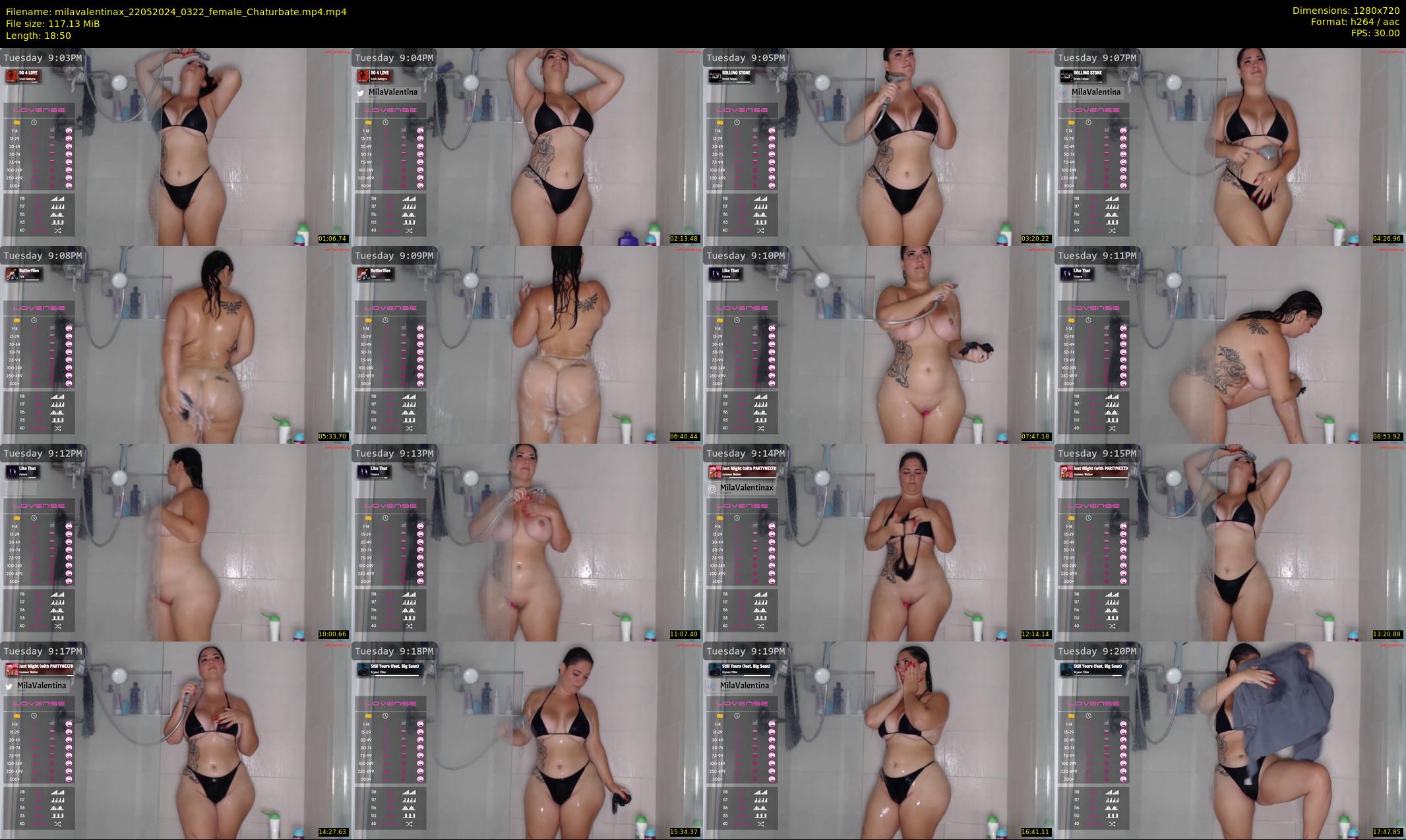 milavalentinax — 19 minute Chaturbate female cam show recording, 720p, May 22, 2024