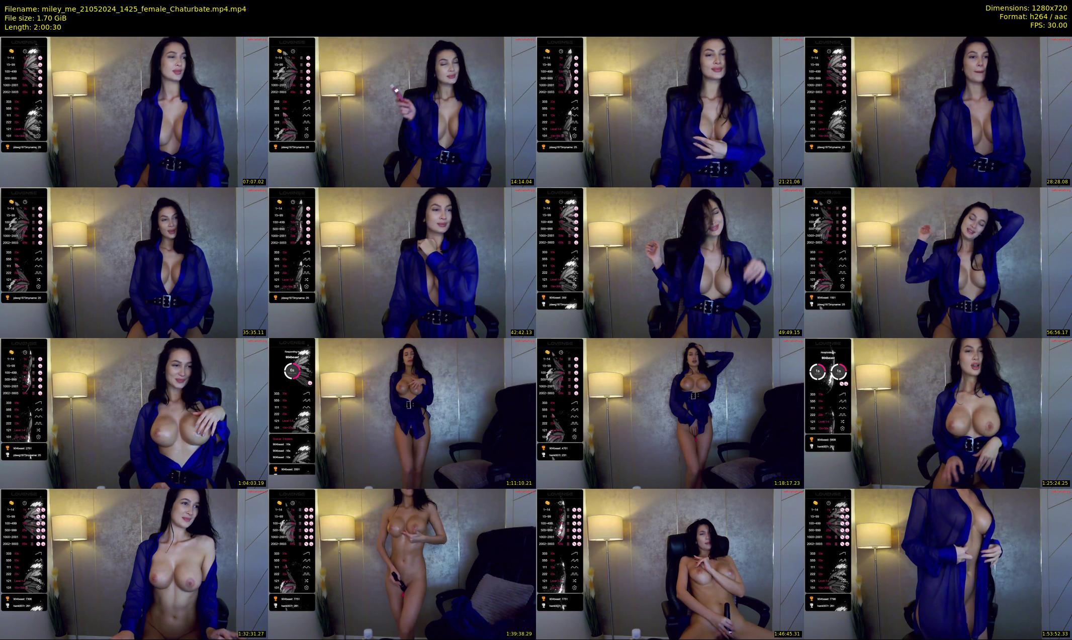 miley_me — 121 minute Chaturbate female cam show recording, 720p, May 21, 2024