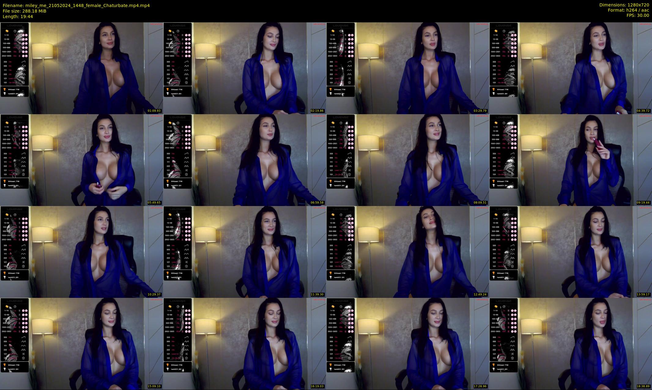 miley_me — 20 minute Chaturbate female cam show recording, 720p, May 21, 2024