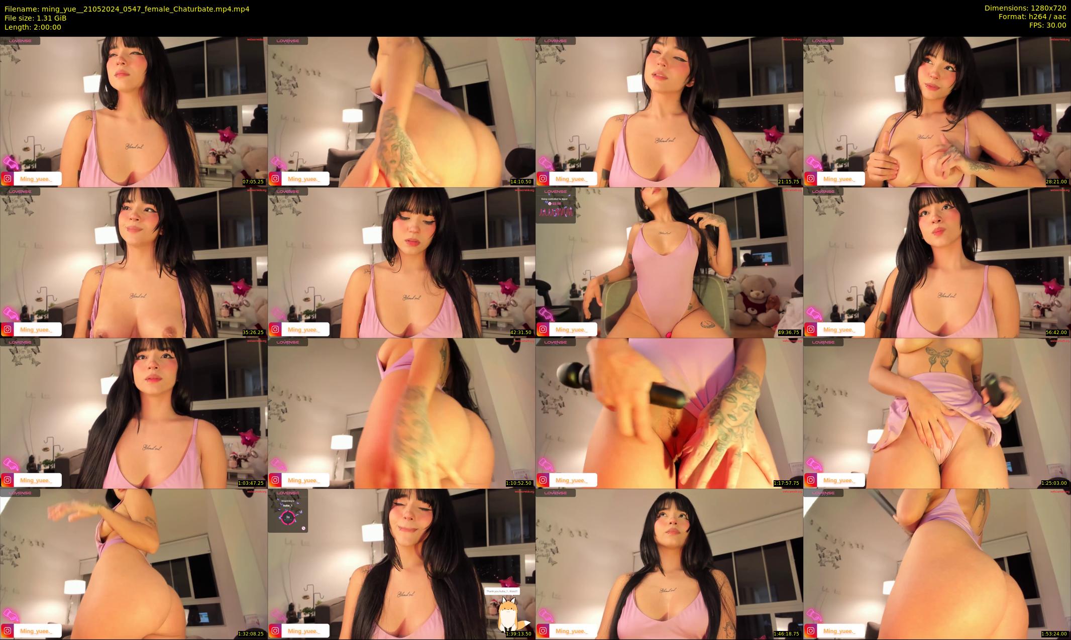 ming_yue_ — 120 minute Chaturbate female cam show recording, 720p, May 21, 2024