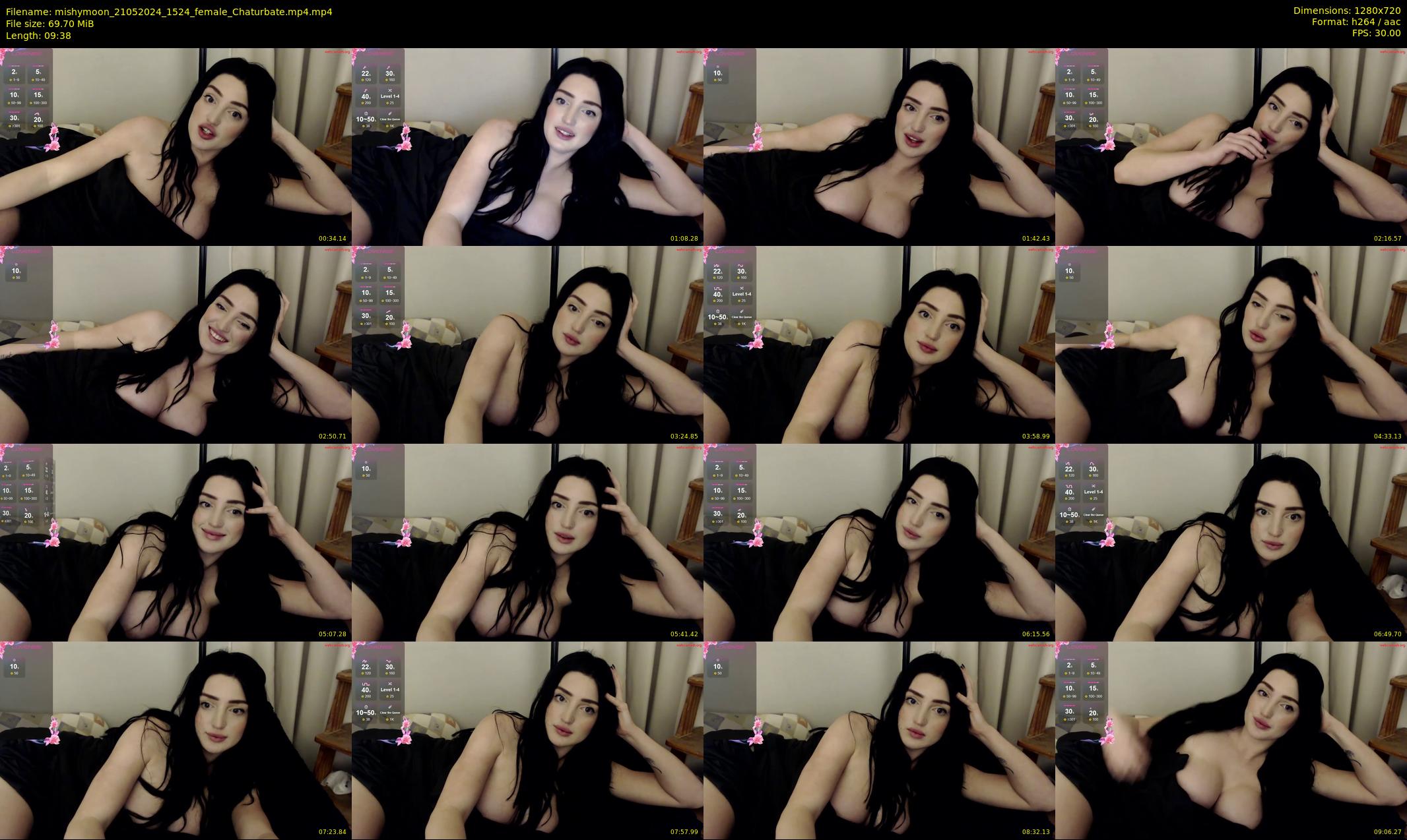 mishymoon — 10 minute Chaturbate female cam show recording, 720p, May 21, 2024