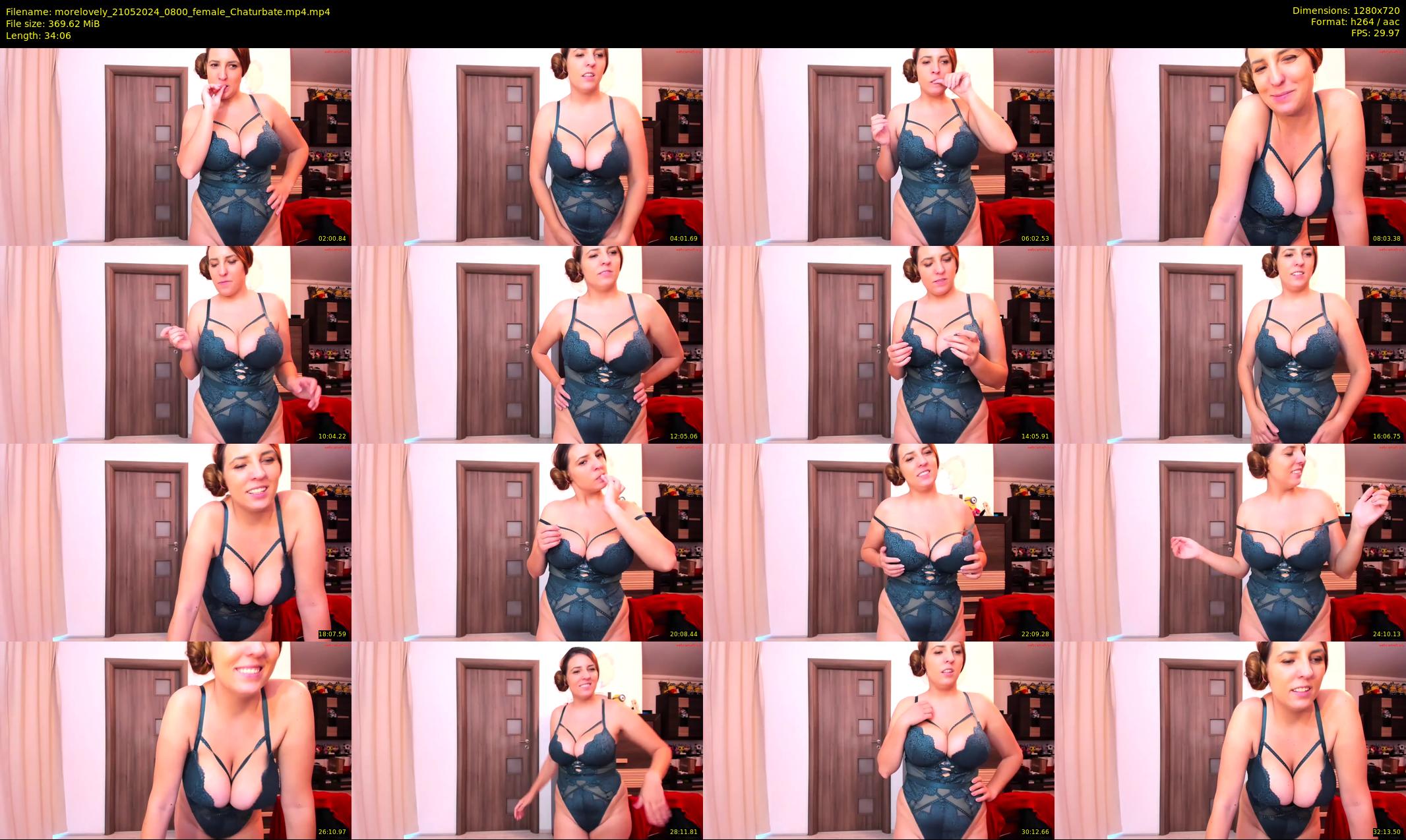 morelovely — 35 minute Chaturbate female cam show recording, 720p, May 21, 2024