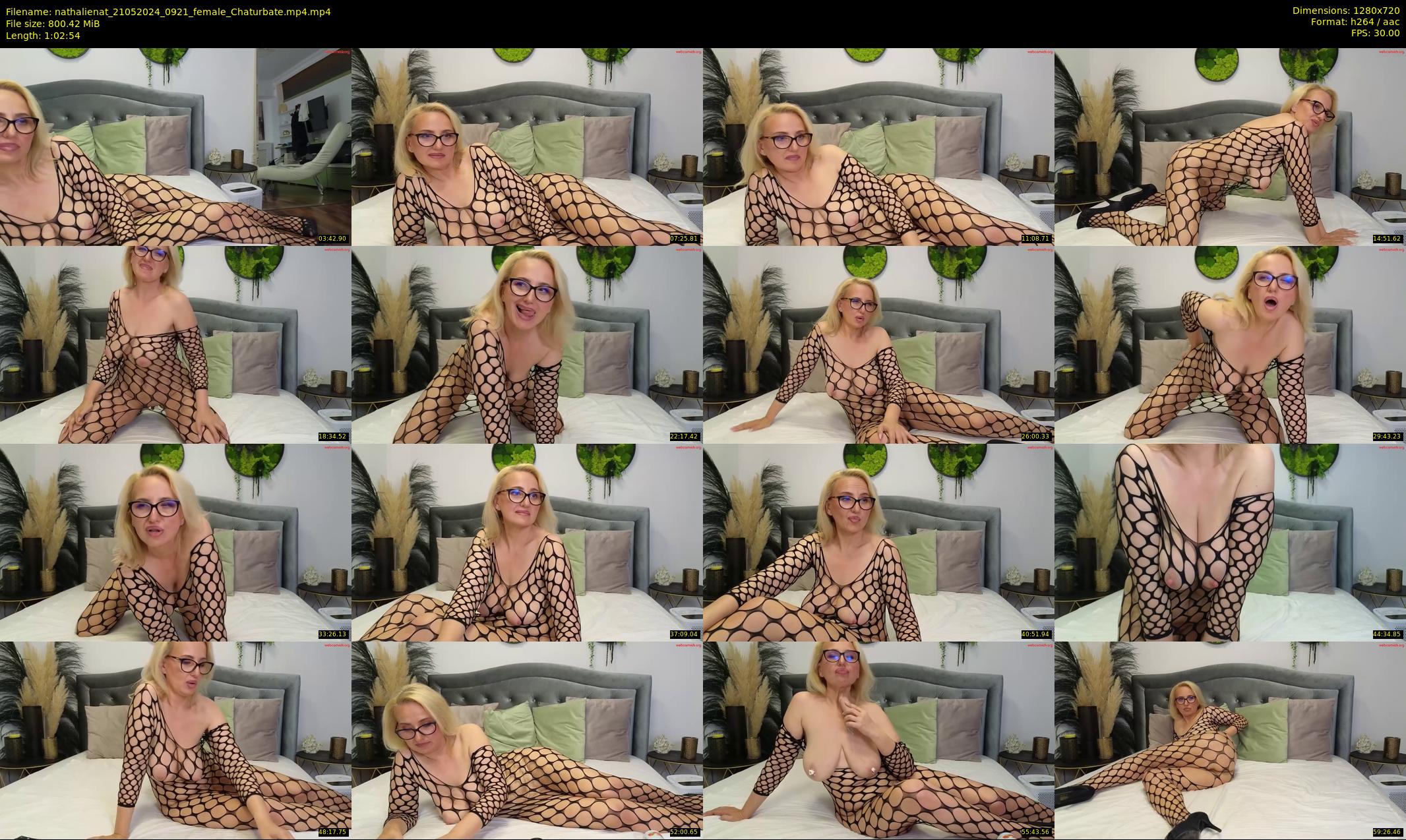 nathalienat — 63 minute Chaturbate female cam show recording, 720p, May 21, 2024