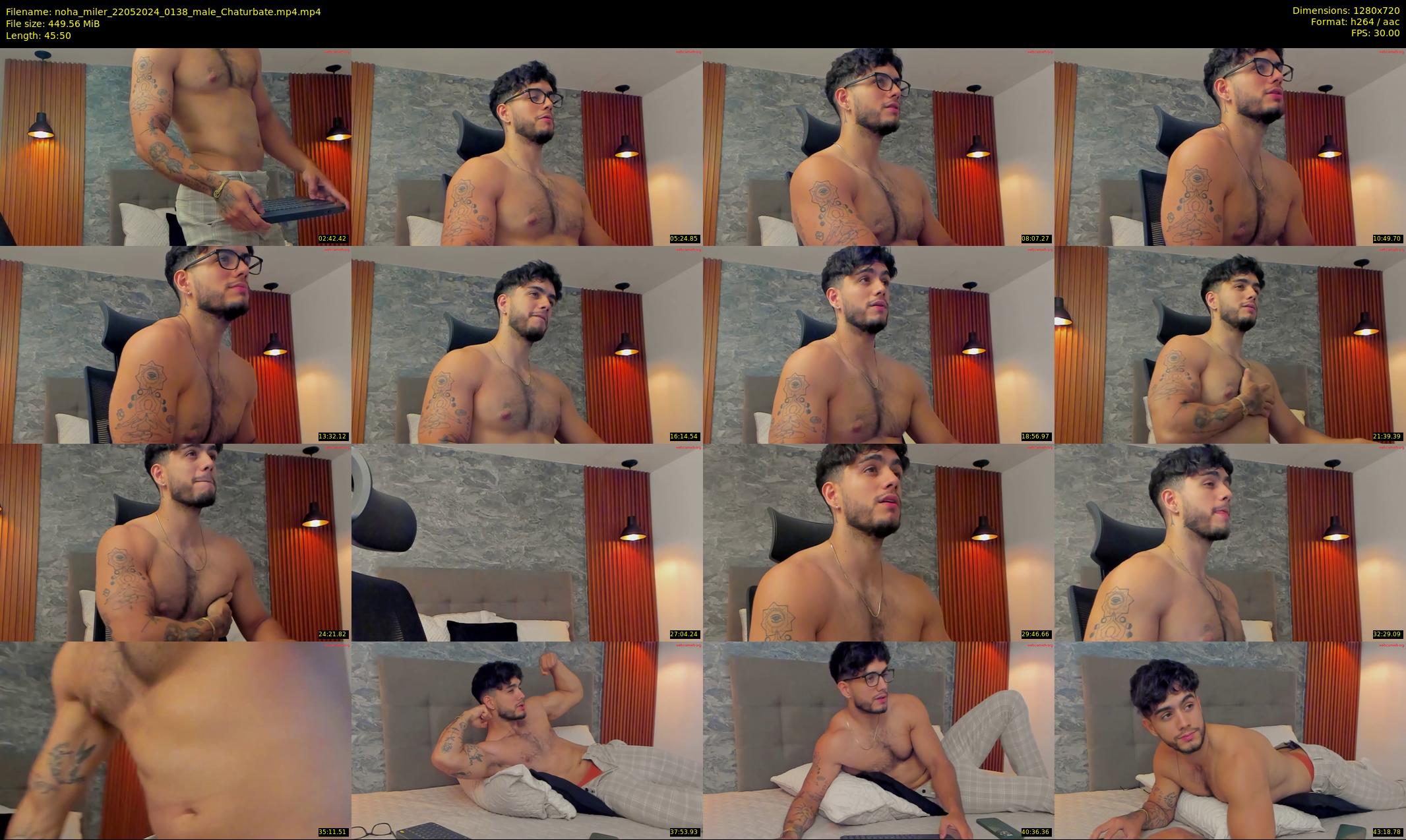 noha_miler — 46 minute Chaturbate male cam show recording, 720p, May 22, 2024