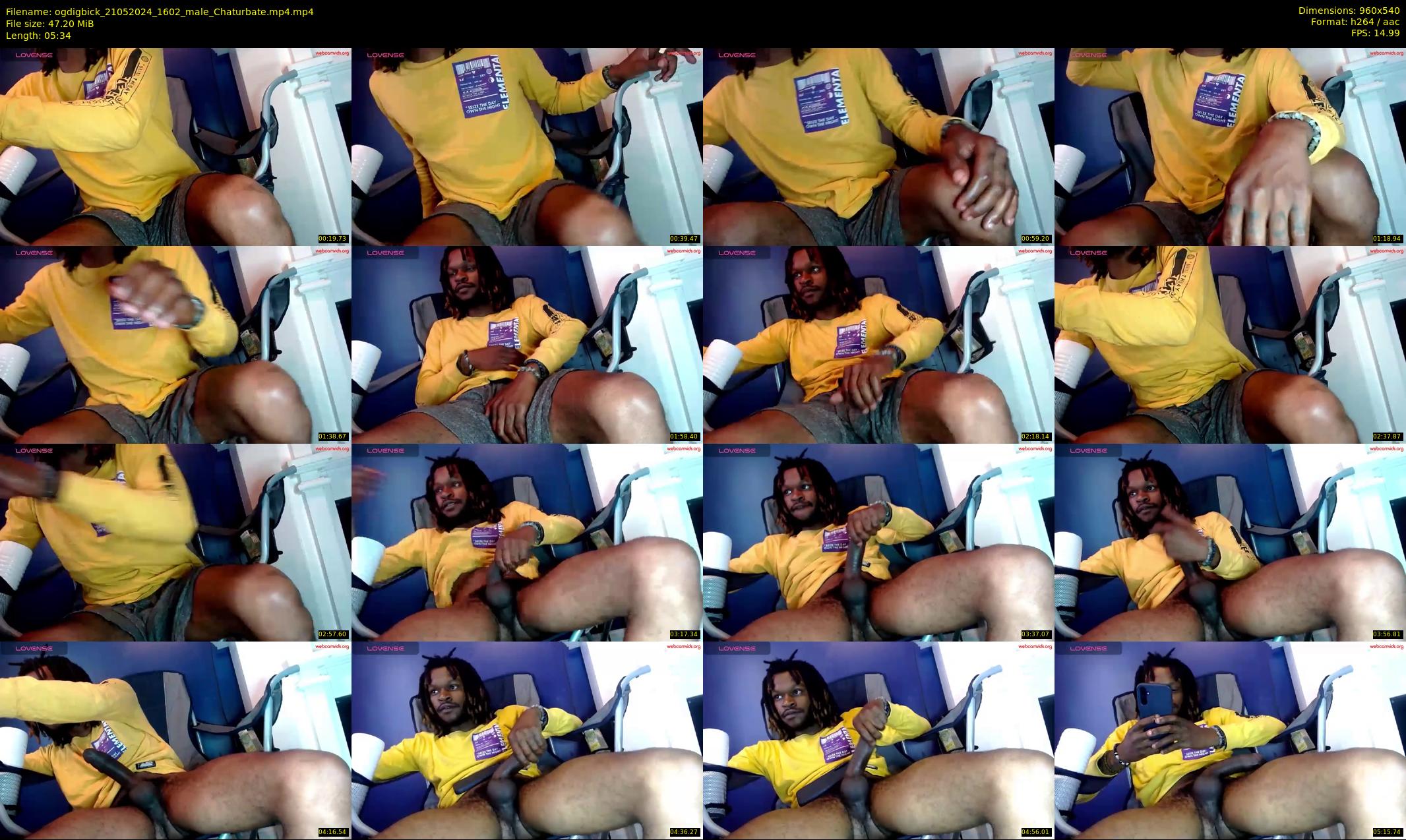 ogdigbick — 6 minute Chaturbate male cam show recording, 480p, May 21, 2024