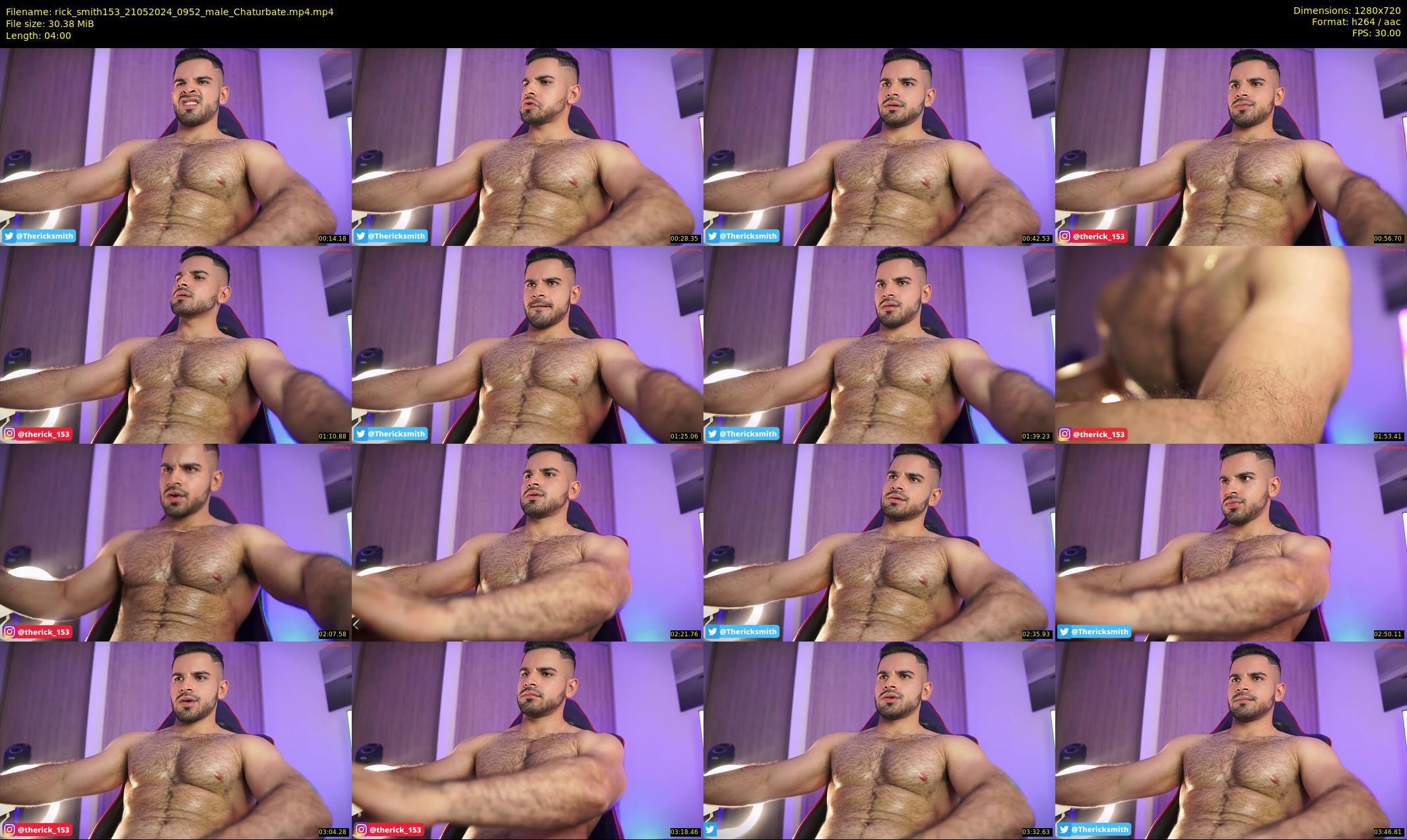 rick_smith153 — 4 minute Chaturbate male cam show recording, 720p, May 21, 2024