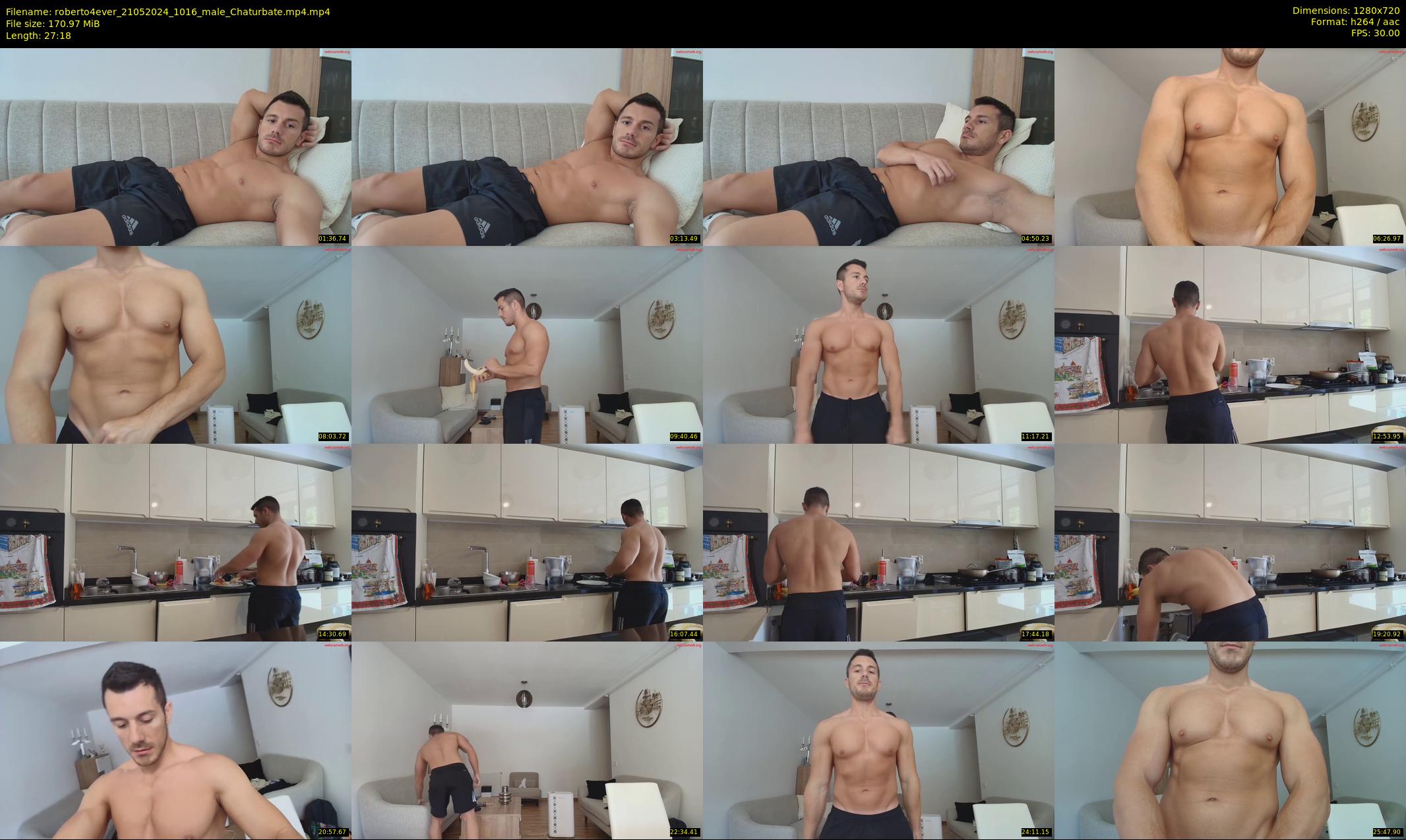 roberto4ever — 28 minute Chaturbate male cam show recording, 720p, May 21, 2024