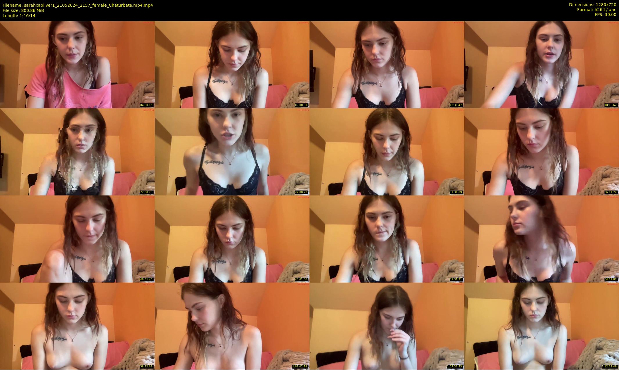 sarahxaoliver1 — 77 minute Chaturbate couple cam show recording, 720p, May 21, 2024