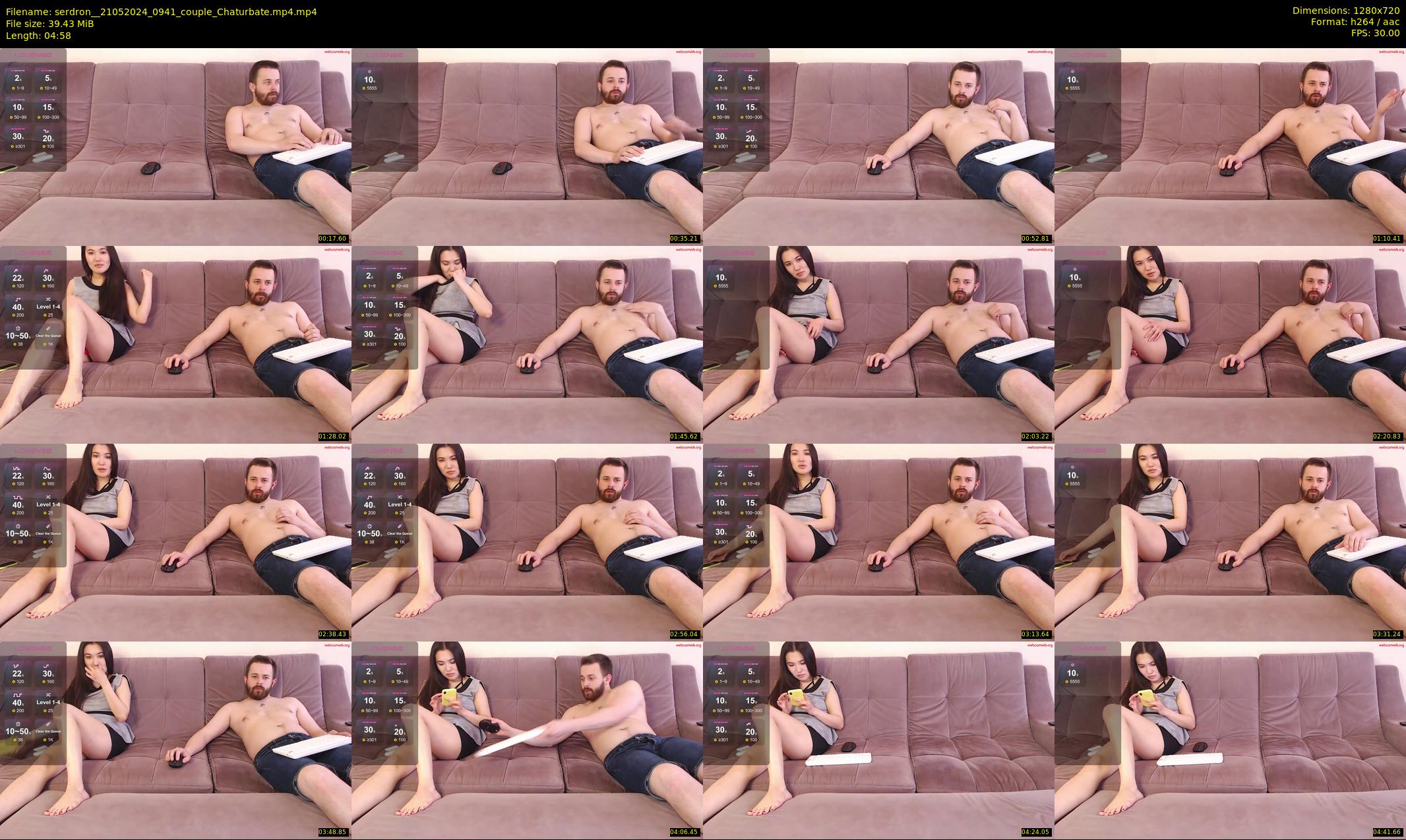 serdron_ — 5 minute Chaturbate couple cam show recording, 720p, May 21, 2024