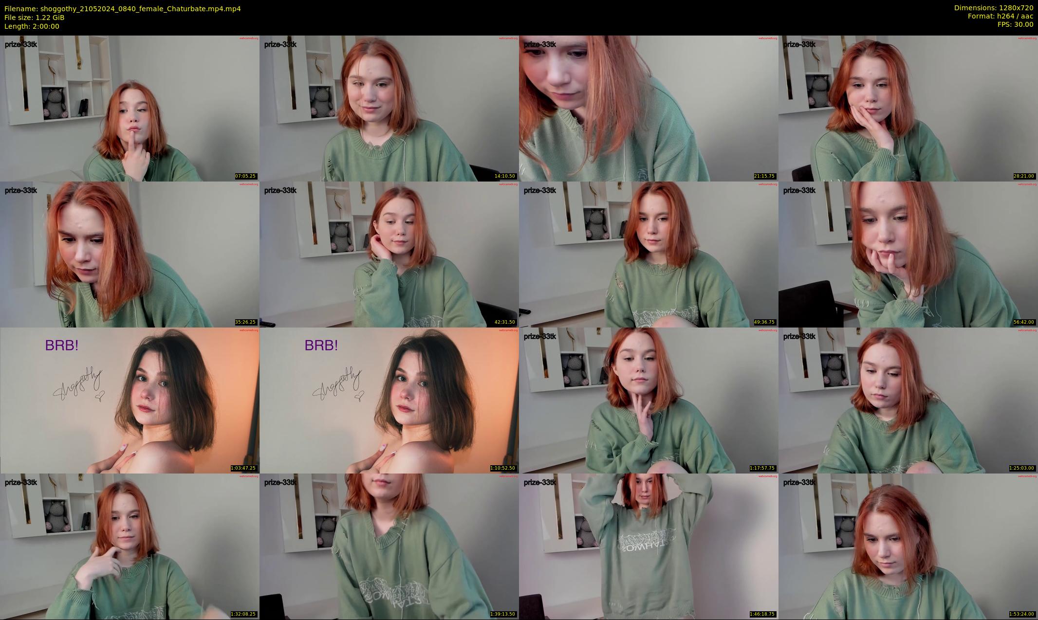 shoggothy — 120 minute Chaturbate female cam show recording, 720p, May 21, 2024