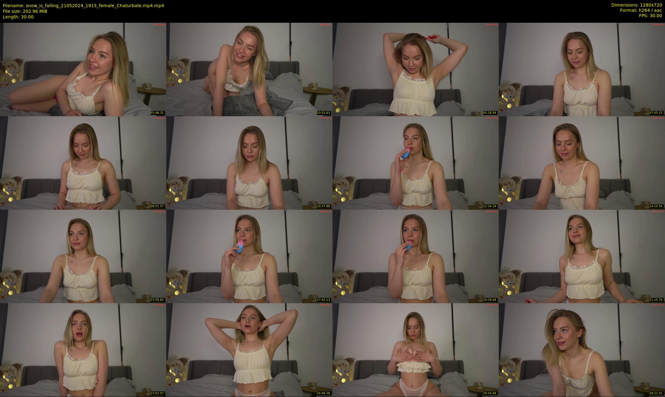 snow_is_falling — 30 minute Chaturbate female cam show recording, 720p, May 21, 2024