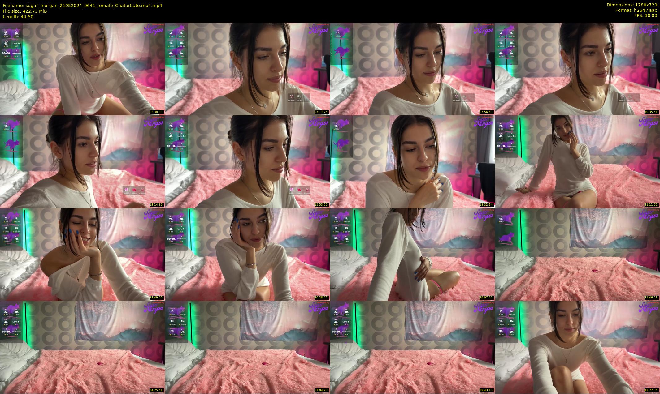 sugar_morgan — 45 minute Chaturbate female cam show recording, 720p, May 21, 2024