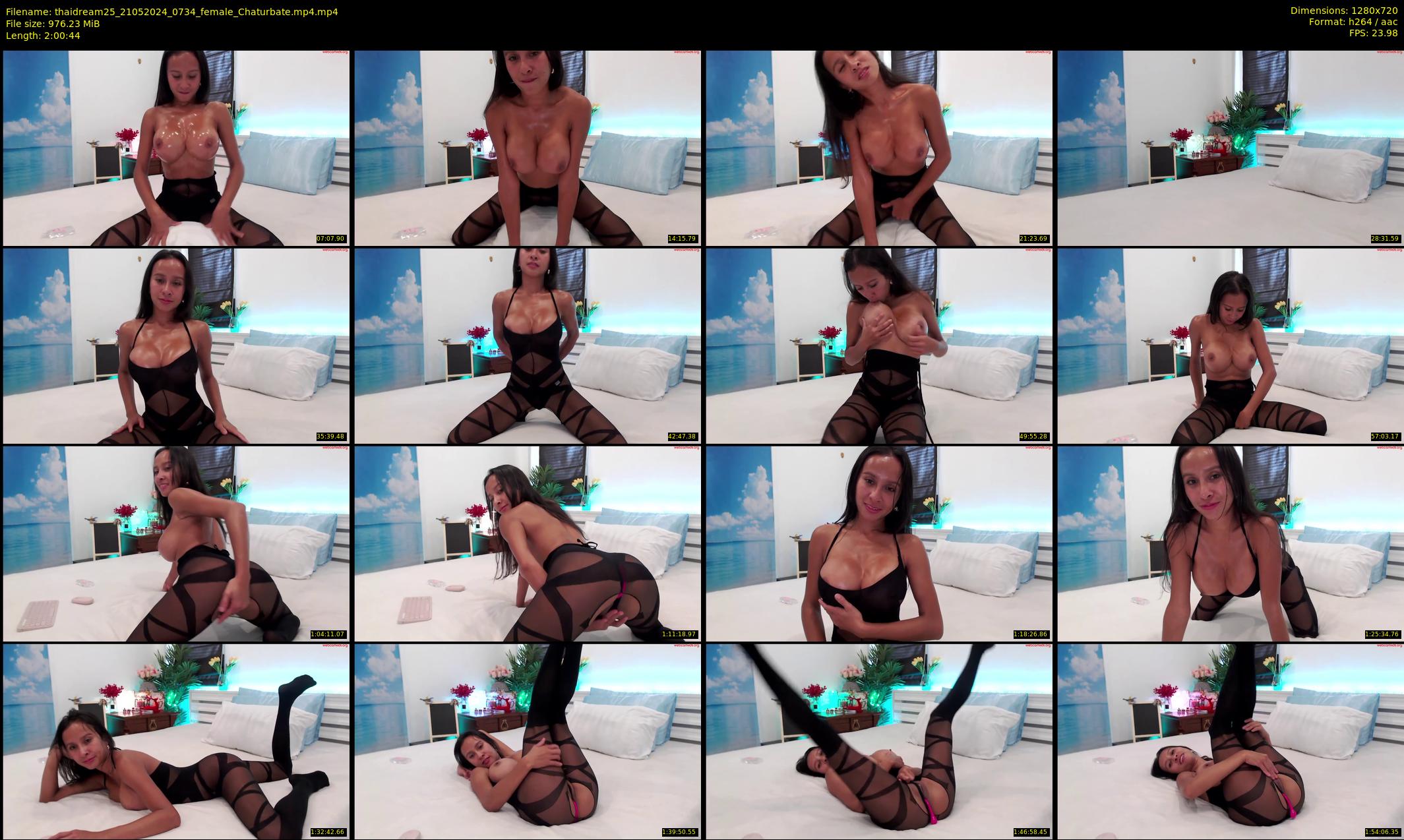thaidream25 — 121 minute Chaturbate female cam show recording, 720p, May 21, 2024