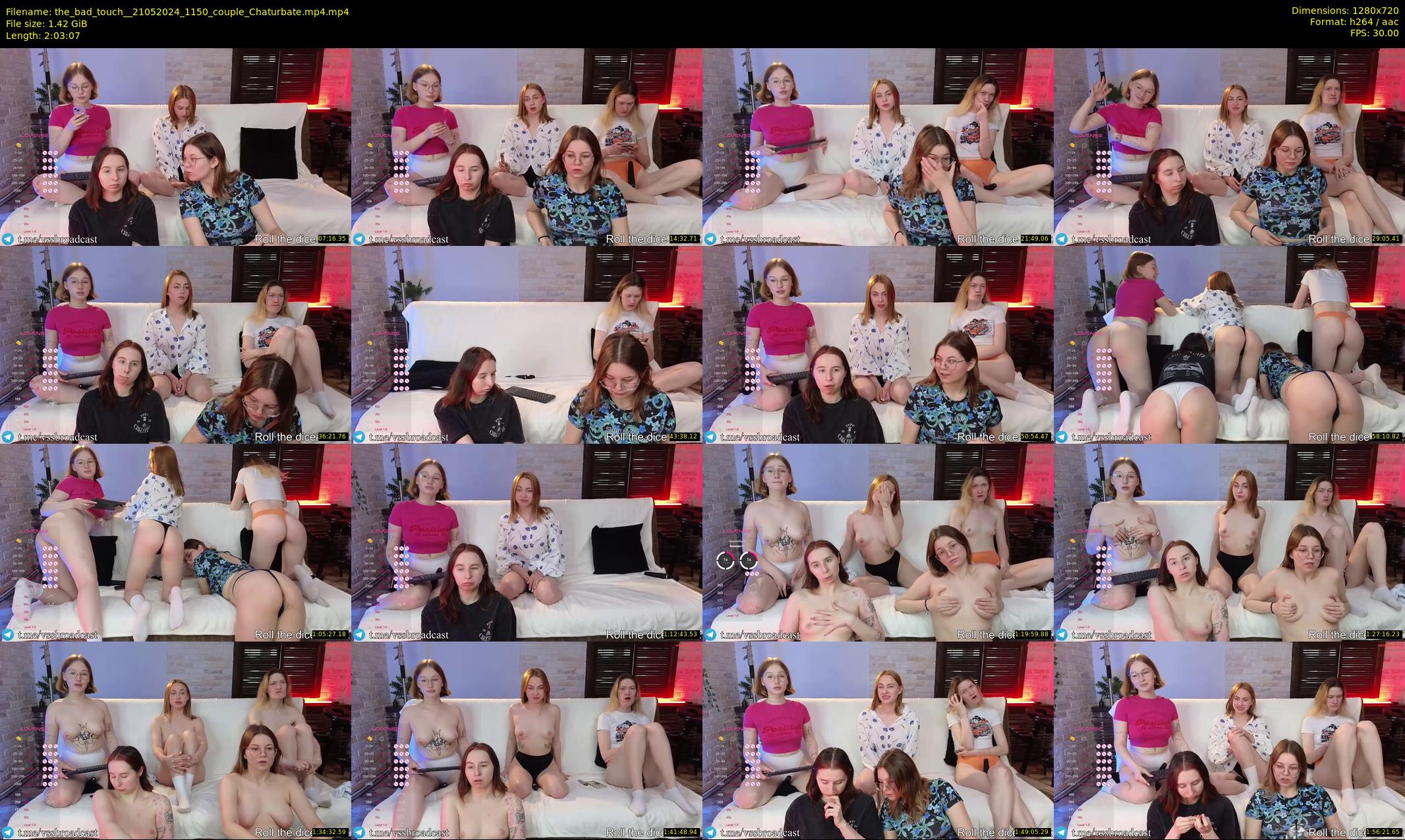 the_bad_touch_ — 124 minute Chaturbate couple cam show recording, 720p, May 21, 2024