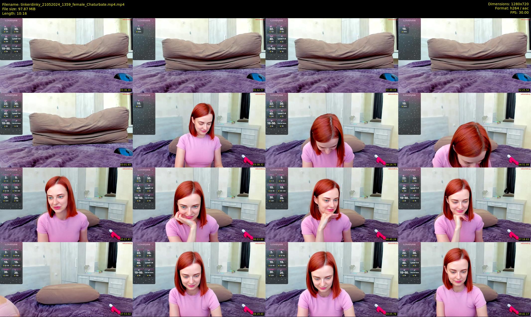 tinkerdinky — 11 minute Chaturbate female cam show recording, 720p, May 21, 2024