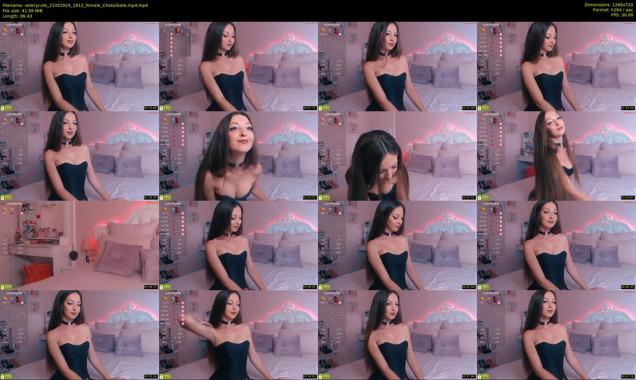 velerycute — 7 minute Chaturbate female cam show recording, 720p, May 21, 2024
