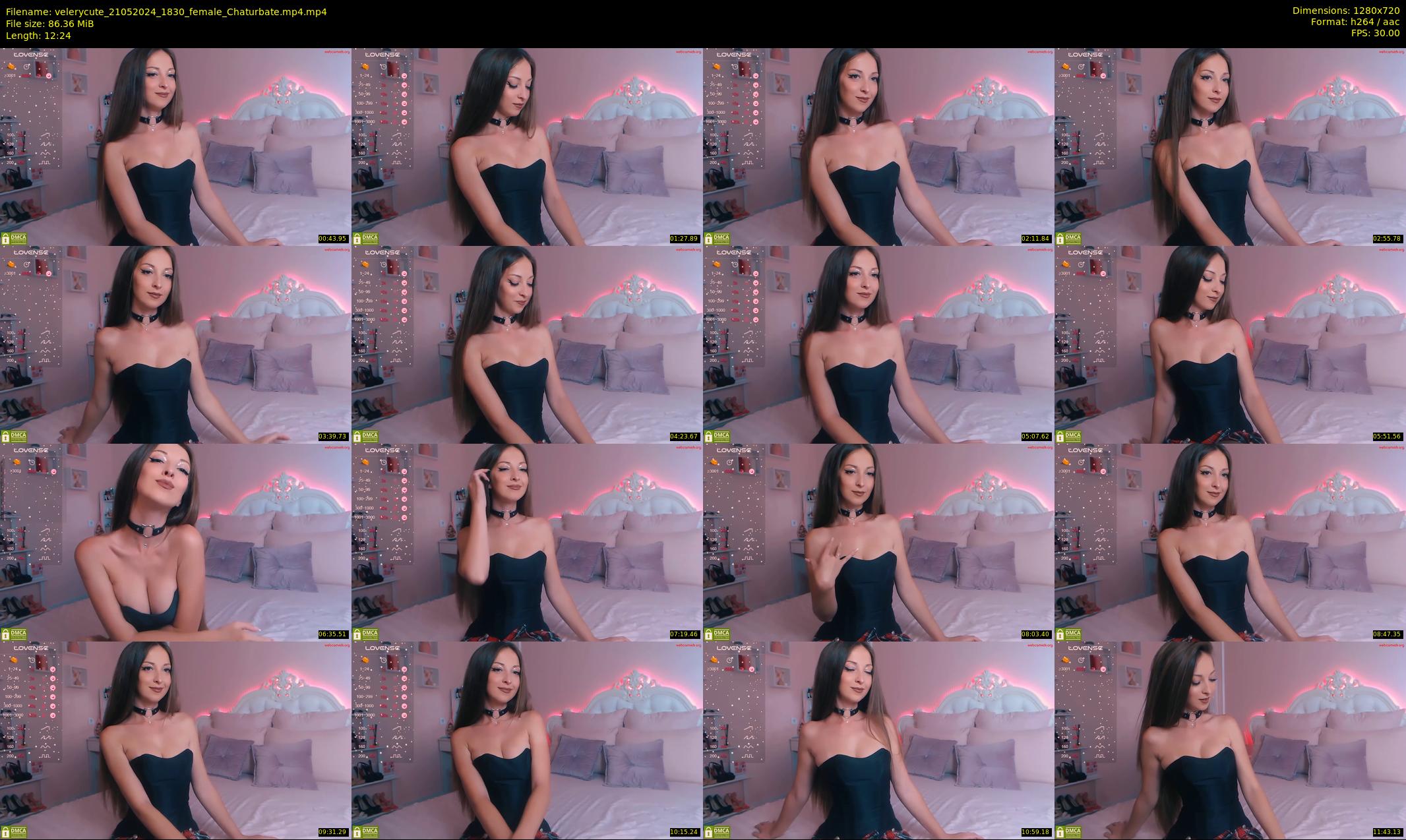 velerycute — 13 minute Chaturbate female cam show recording, 720p, May 21, 2024