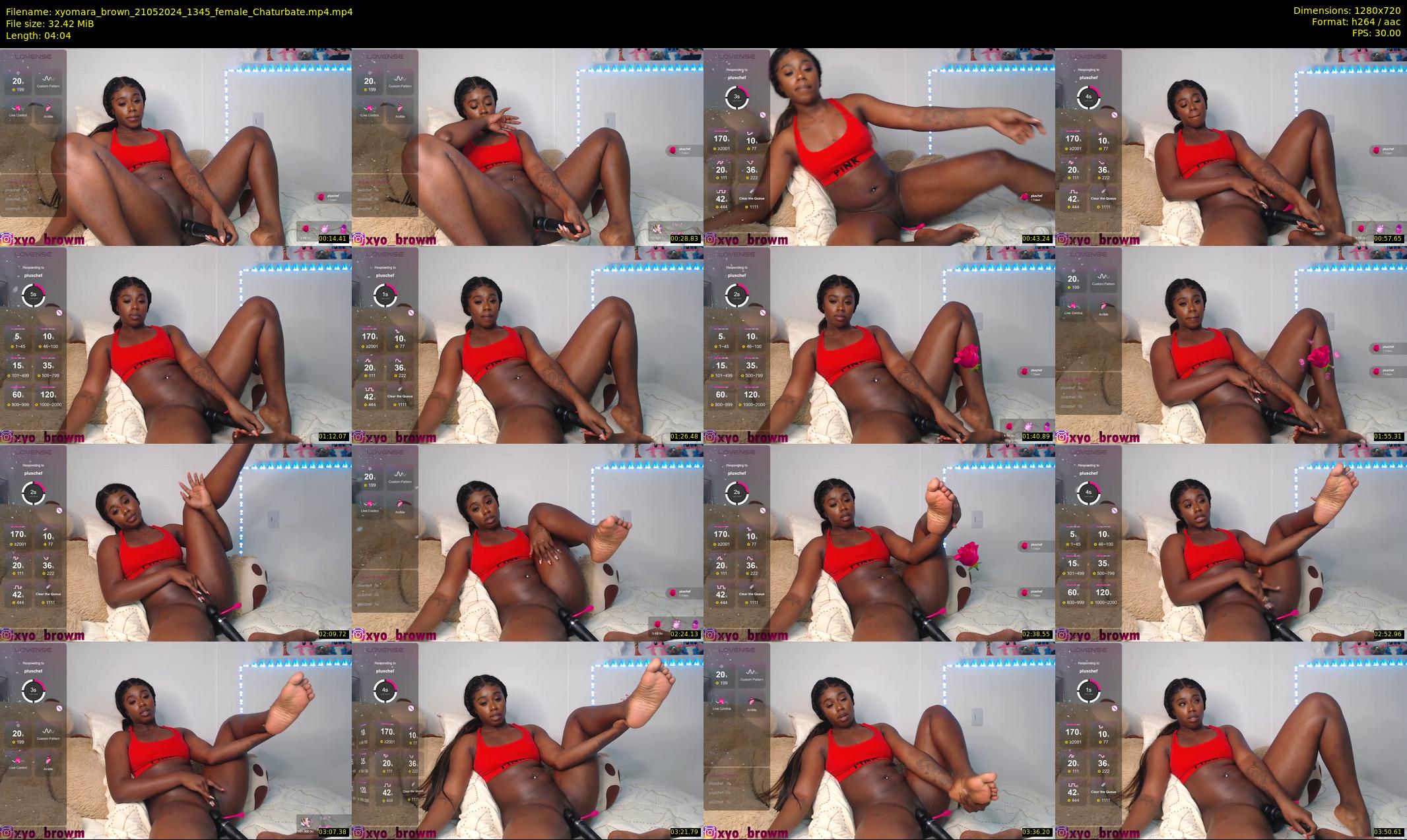 xyomara_brown — 5 minute Chaturbate female cam show recording, 720p, May 21, 2024