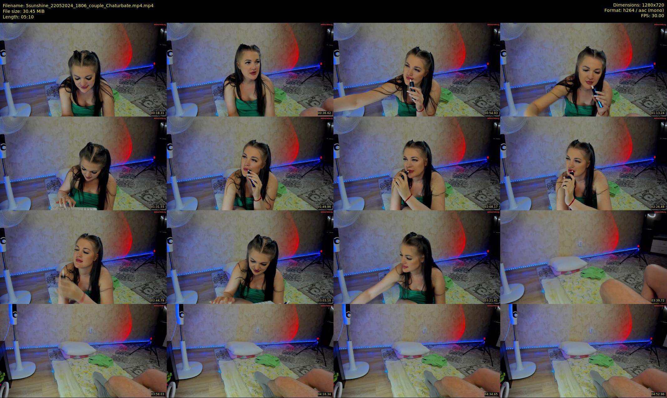 5sunshine — 6 minute Chaturbate couple cam show recording, 720p, May 22, 2024