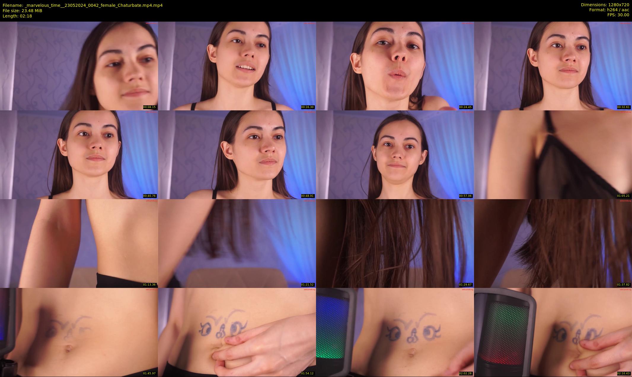 _marvelous_time_ — 3 minute Chaturbate female cam show recording, 720p, May 23, 2024