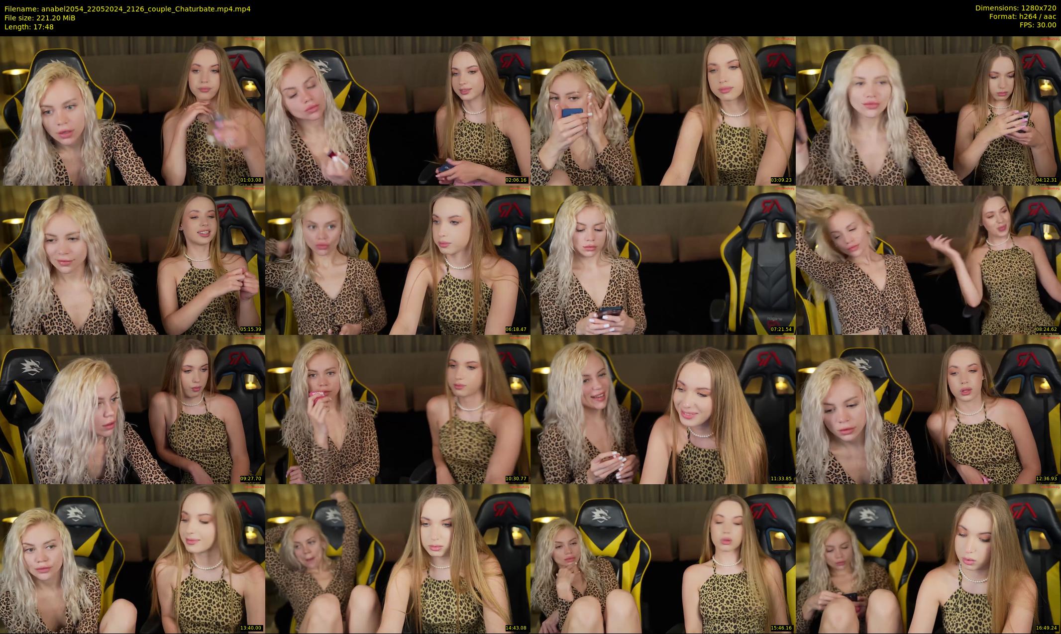 anabel2054 — 18 minute Chaturbate female cam show recording, 720p, May 22, 2024
