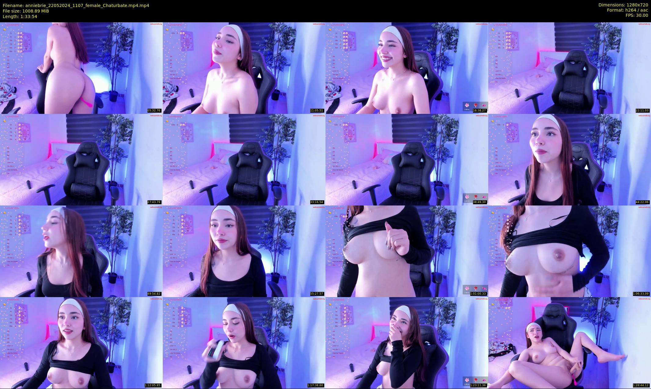 anniebrie — 94 minute Chaturbate female cam show recording, 720p, May 22, 2024