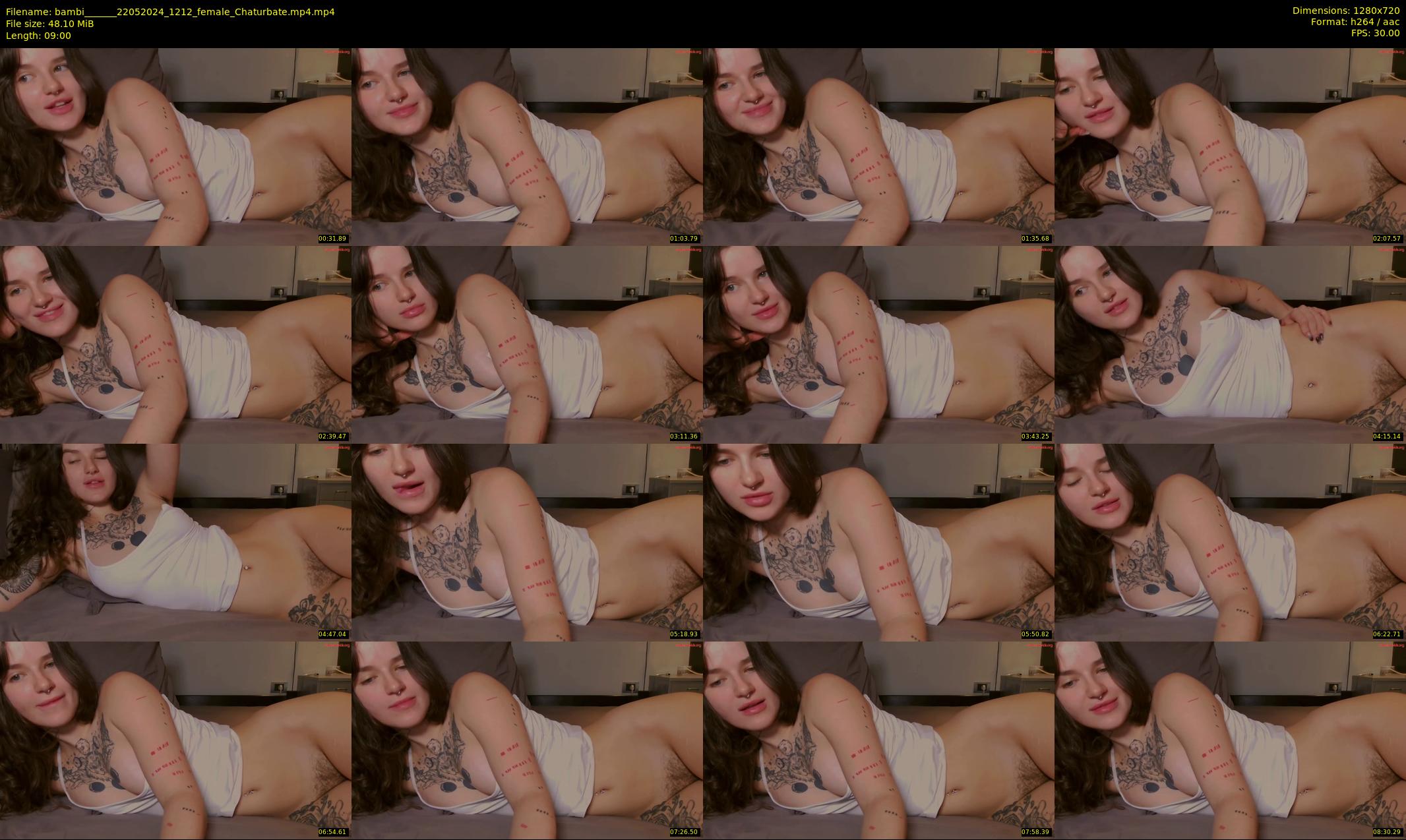 bambi______ — 9 minute Chaturbate female cam show recording, 720p, May 22, 2024
