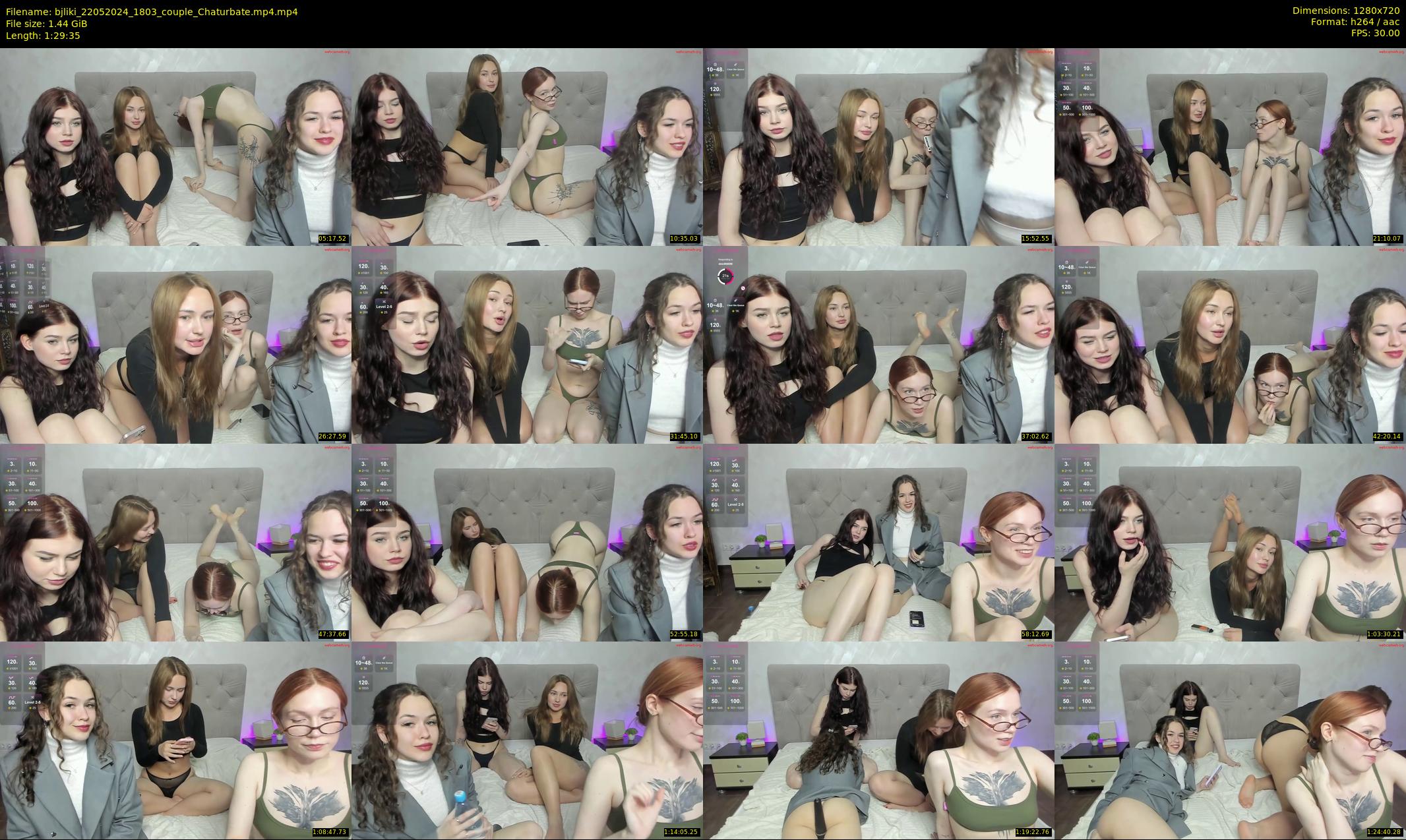 bjliki — 90 minute Chaturbate couple cam show recording, 720p, May 22, 2024