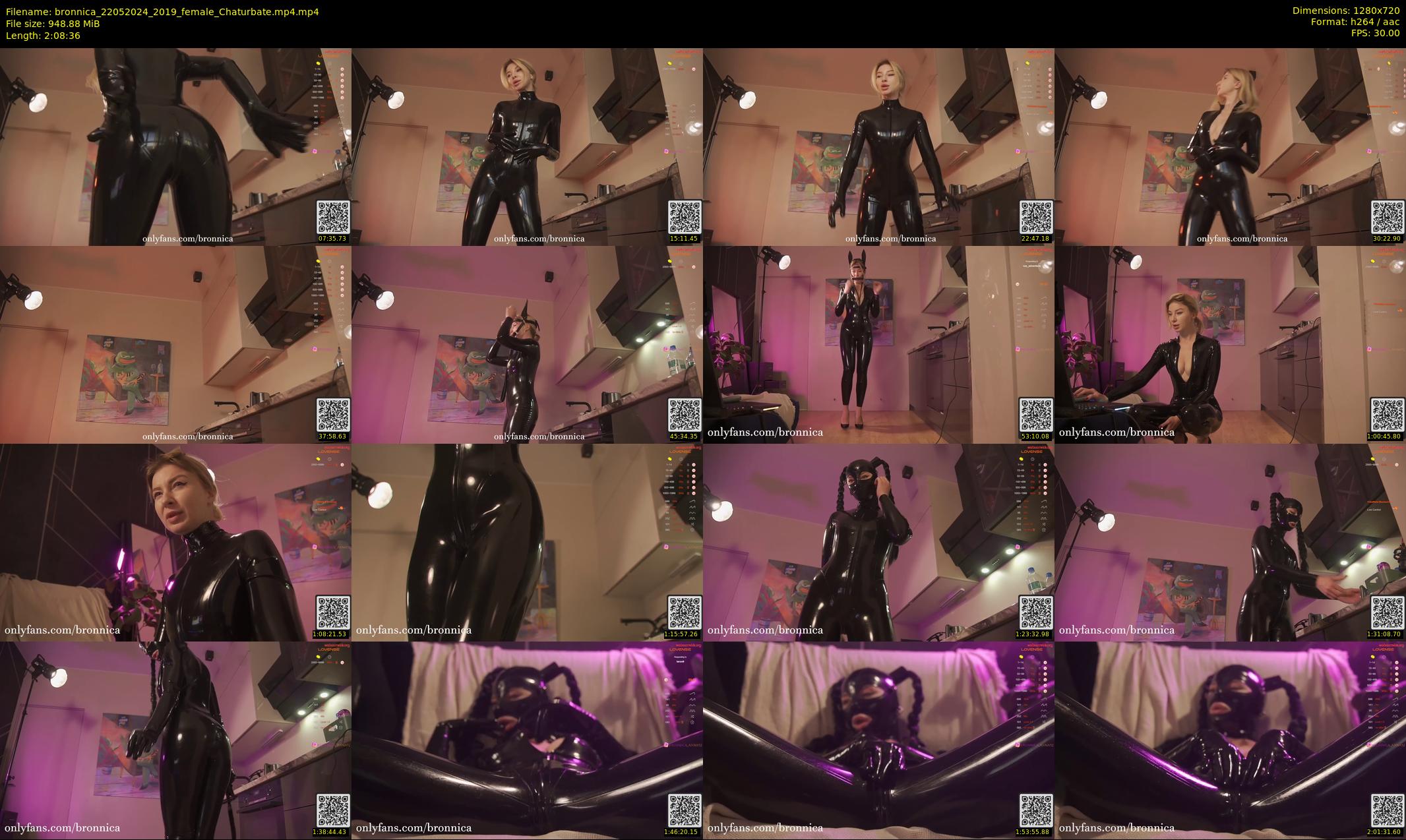 bronnica — 129 minute Chaturbate female cam show recording, 720p, May 22, 2024