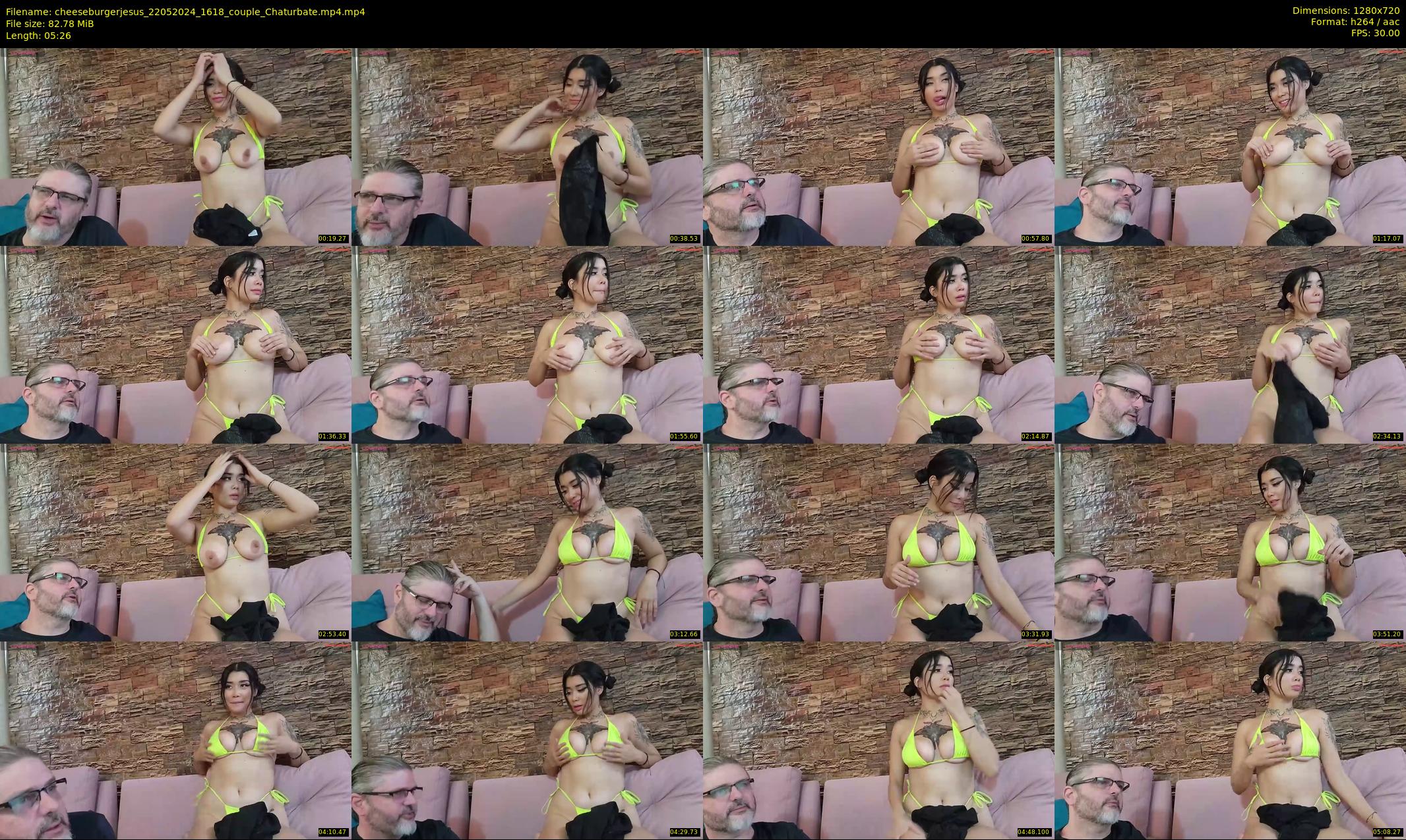 cheeseburgerjesus — 6 minute Chaturbate couple cam show recording, 720p, May 22, 2024