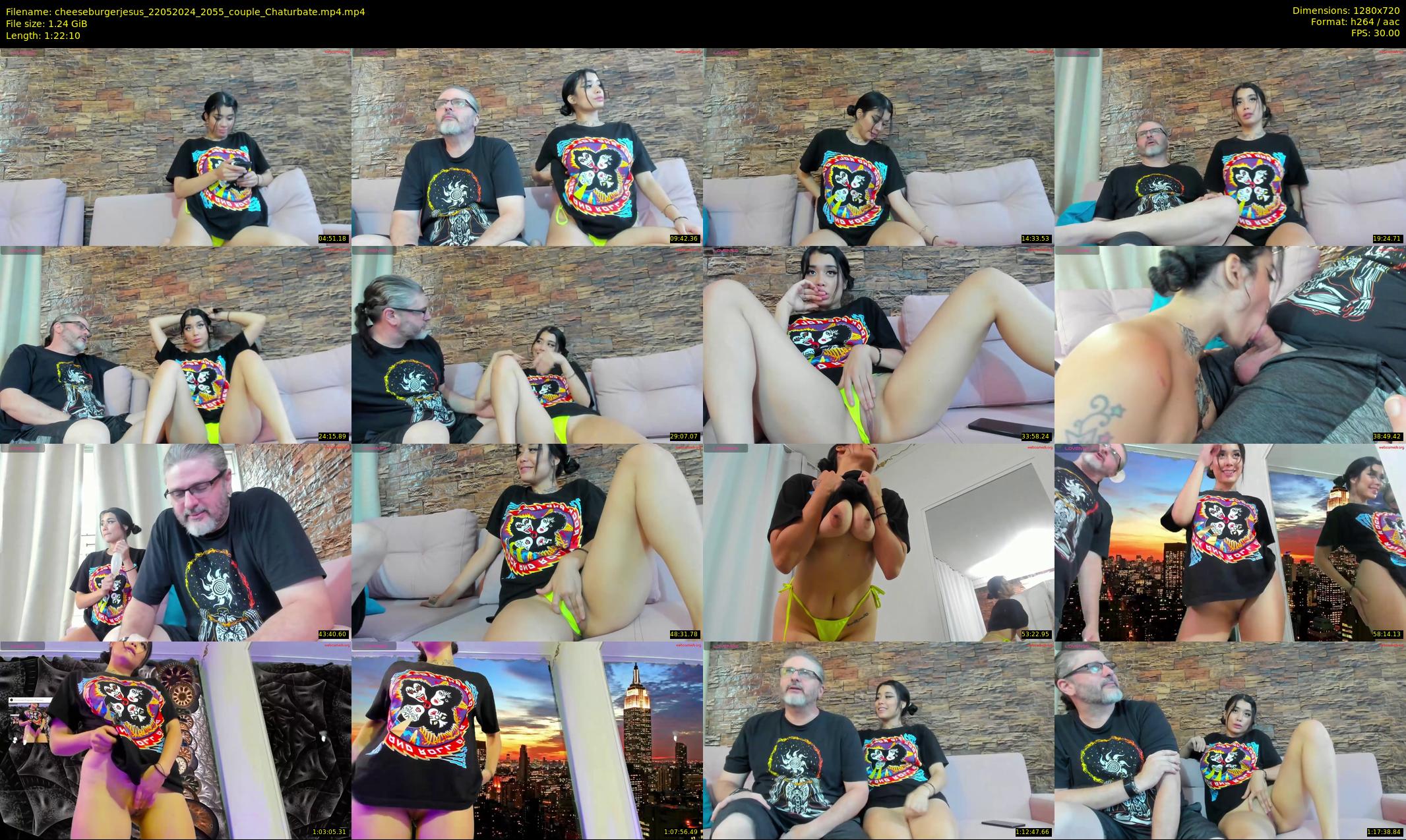 cheeseburgerjesus — 83 minute Chaturbate couple cam show recording, 720p, May 22, 2024