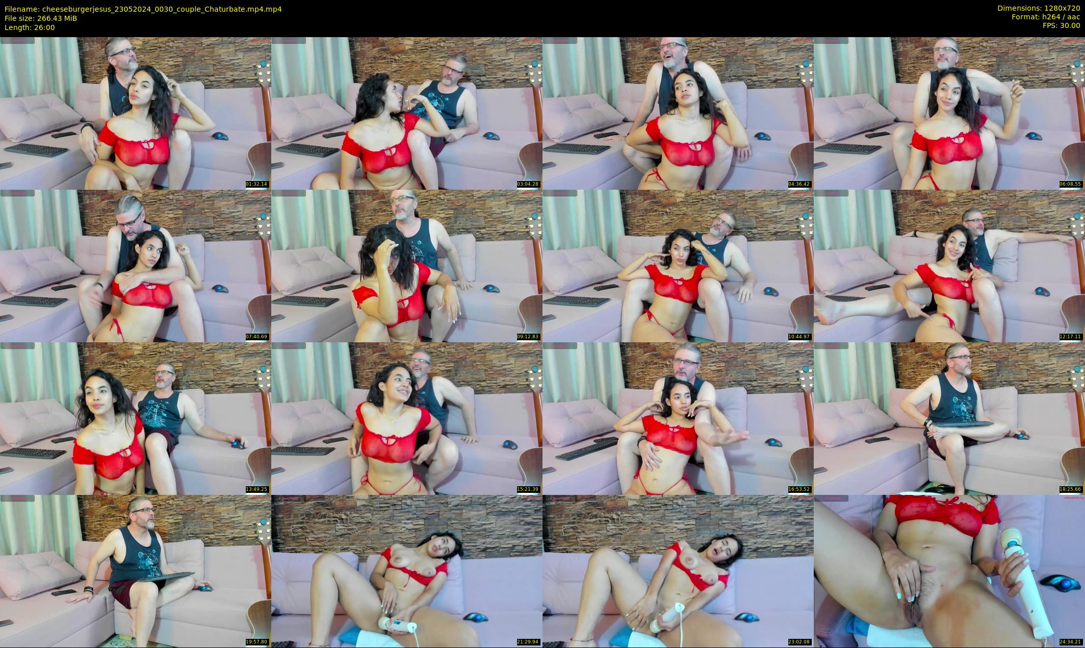 cheeseburgerjesus — 26 minute Chaturbate couple cam show recording, 720p, May 23, 2024