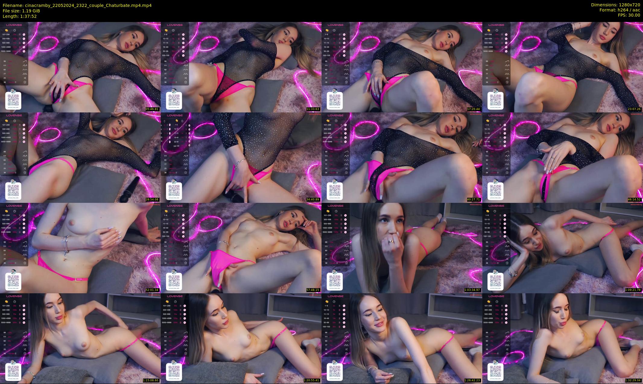 cinacramby — 98 minute Chaturbate female cam show recording, 720p, May 22, 2024