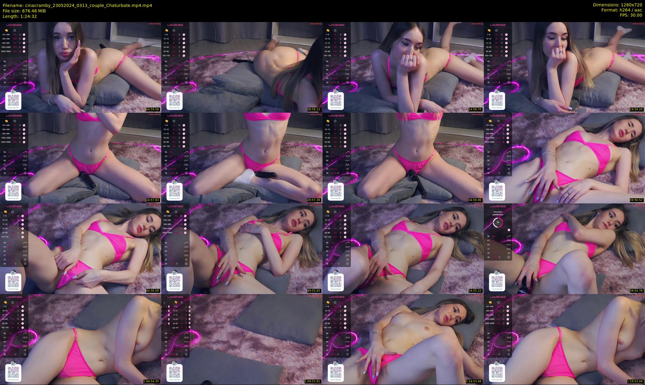 cinacramby — 85 minute Chaturbate female cam show recording, 720p, May 23, 2024