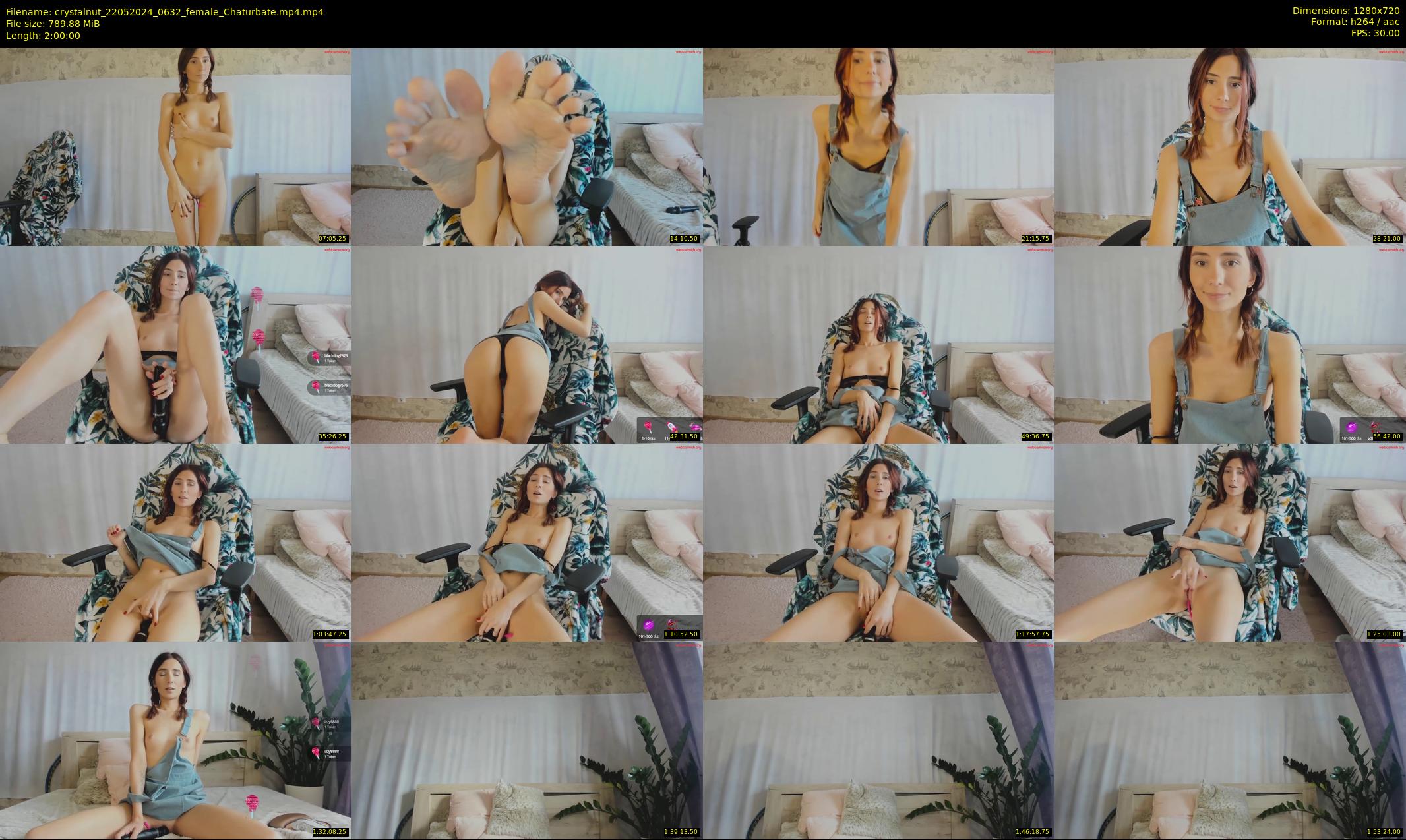 crystalnut — 120 minute Chaturbate female cam show recording, 720p, May 22, 2024