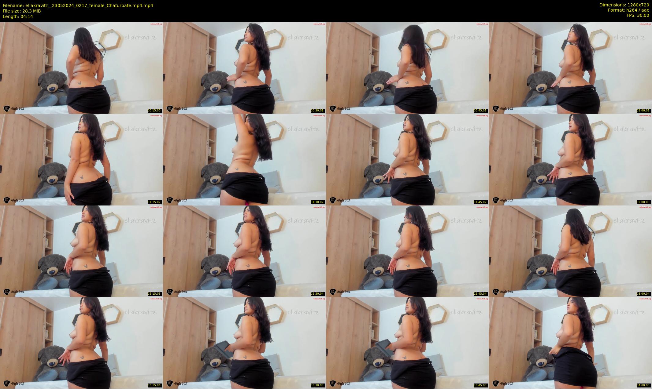 ellakravitz_ — 5 minute Chaturbate female cam show recording, 720p, May 23, 2024